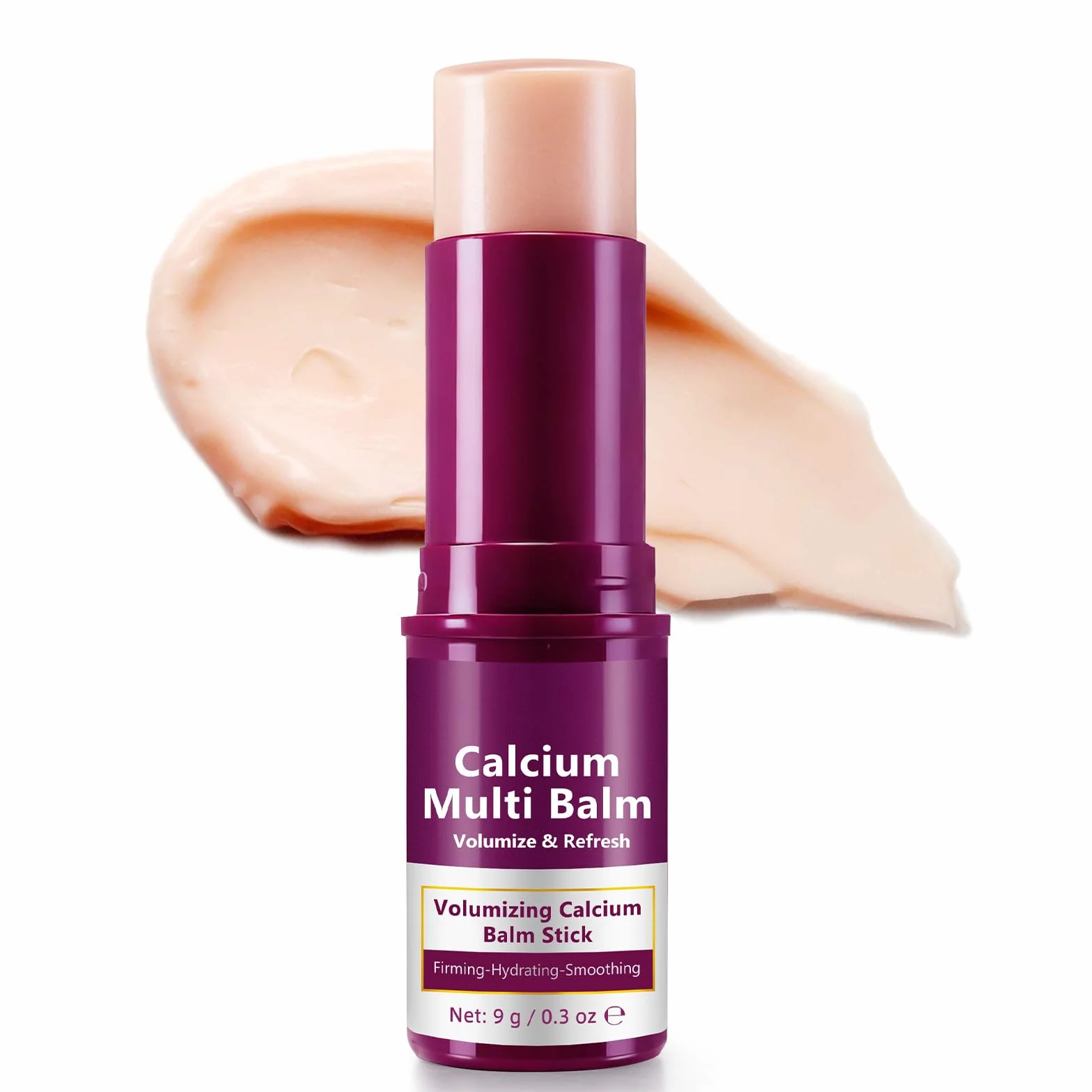Calcium Multi Balm Stick 9g – Balsamo Idratante con Collagene e Calcio, Stick Anti-Età Rassodante per Viso Occhi e Collo, Nutriente e Levigante, Formula Multiuso per Idratazione Quotidiana Portatile