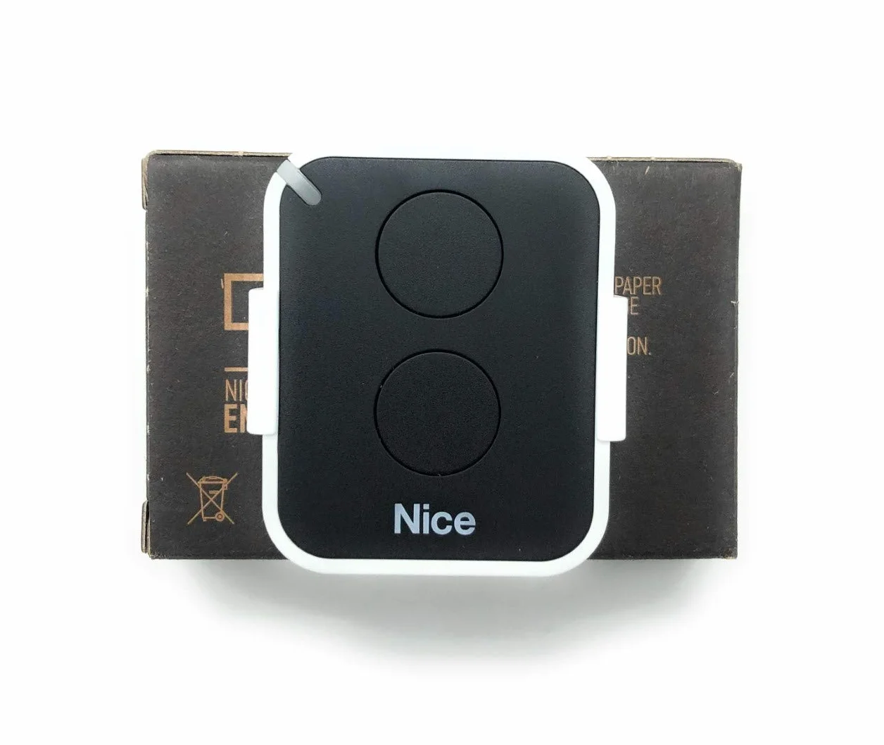Télécommande Nice ERA ONE2 2 canaux 433,92 MHz Noir Blanc ON2