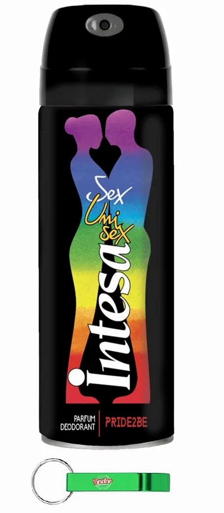 12 deodoranti Intesa Sex Unisex Pride2be – Deodorante Spray 125 ml + portachiavi gratuito Beni Culinari