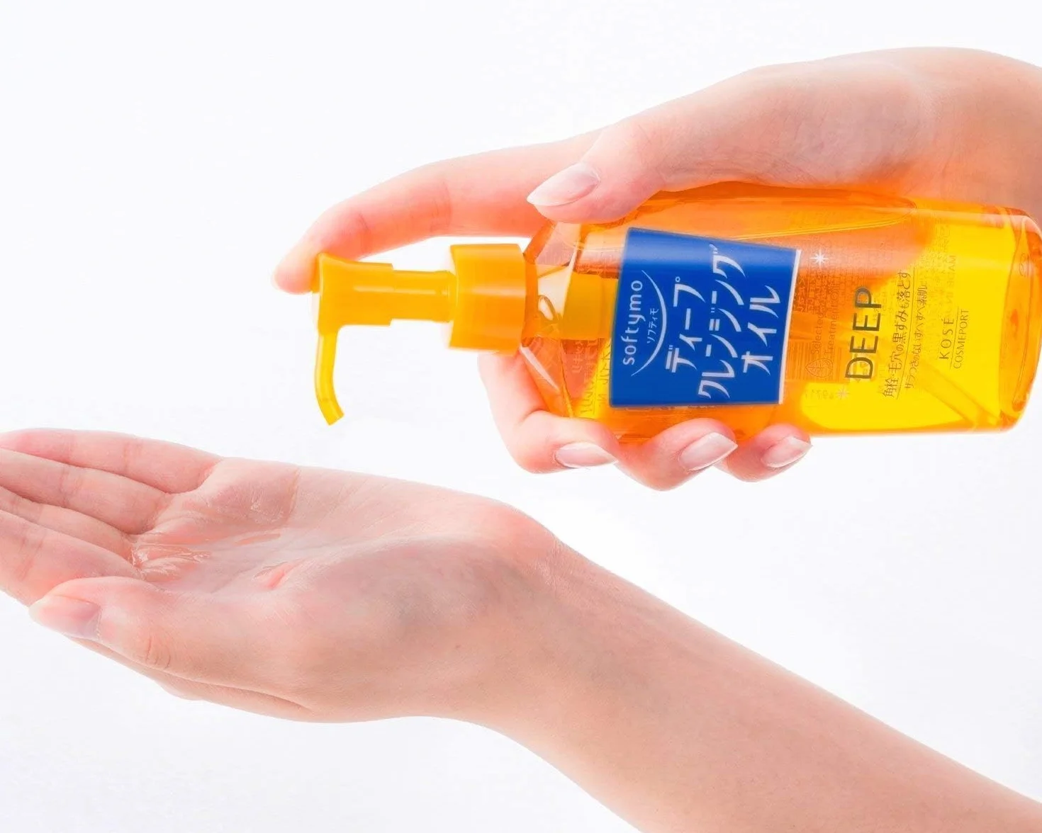 Aburiya Kose Softymo Deep Olio detergente struccante, 230 ml & Ricarica 200 ml, Fatto in Giappone