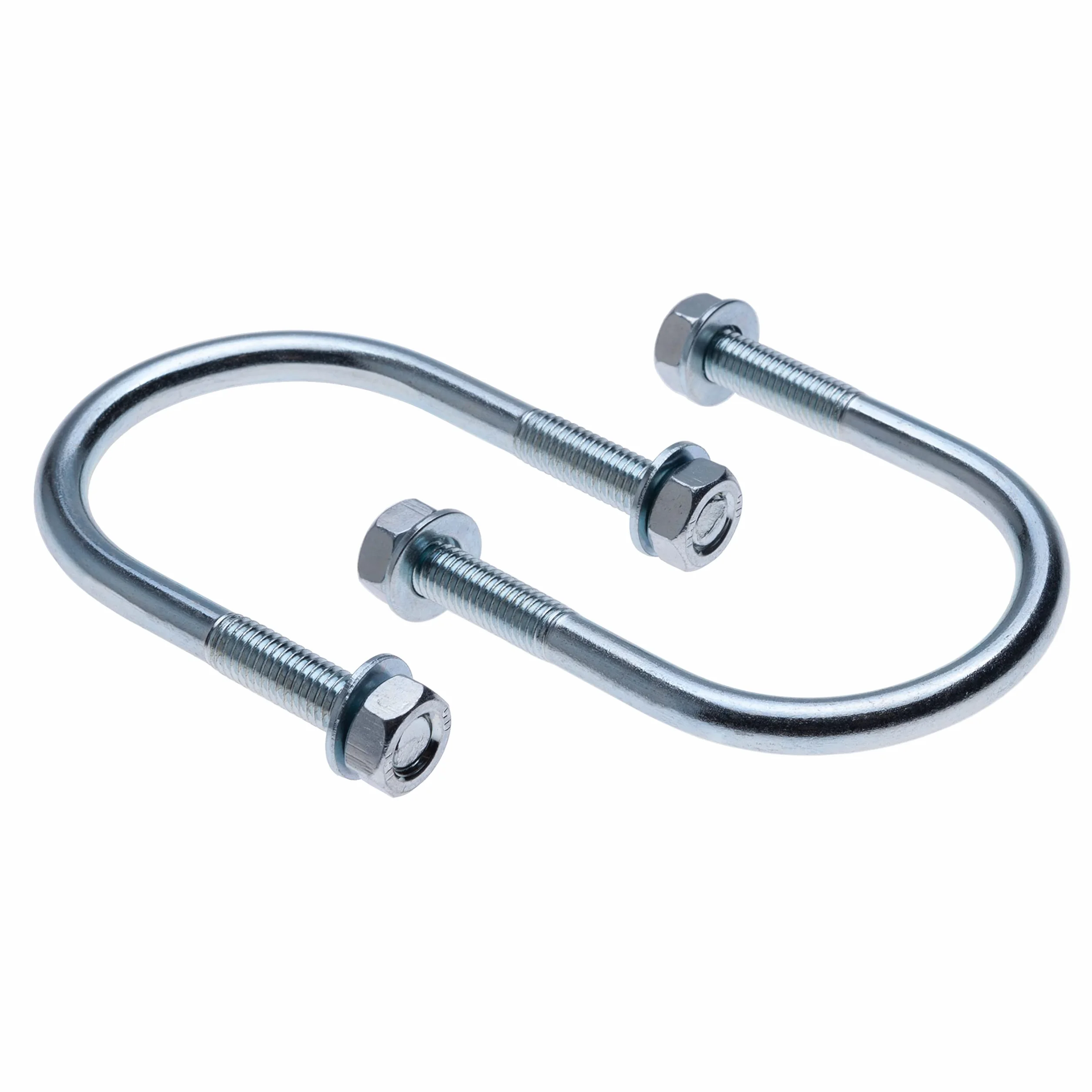 U-Boulon M8 Cavallotto con Noci Rondella Acciaio Zincato 42.4mm 5 sztuk