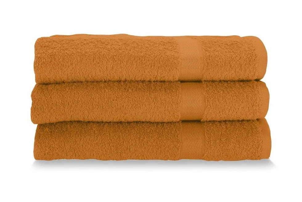 Gabel Asciugamani Viso, Spugna di Puro Cotone Idrofilo, 60 x 100 cm, Bruciato, Set da 3 Pezzi