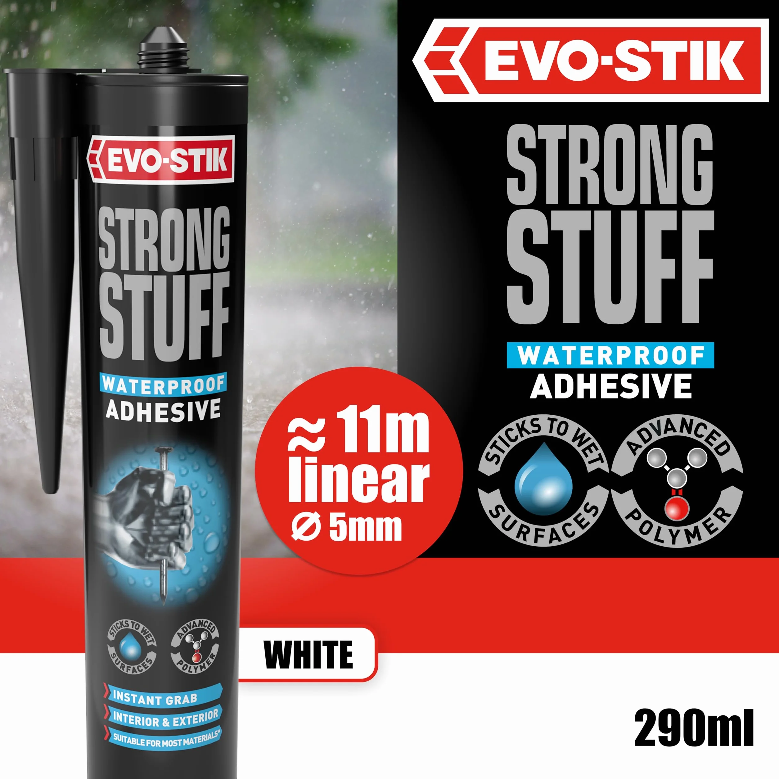 Bostik Cartuccia di silicone 290 ml