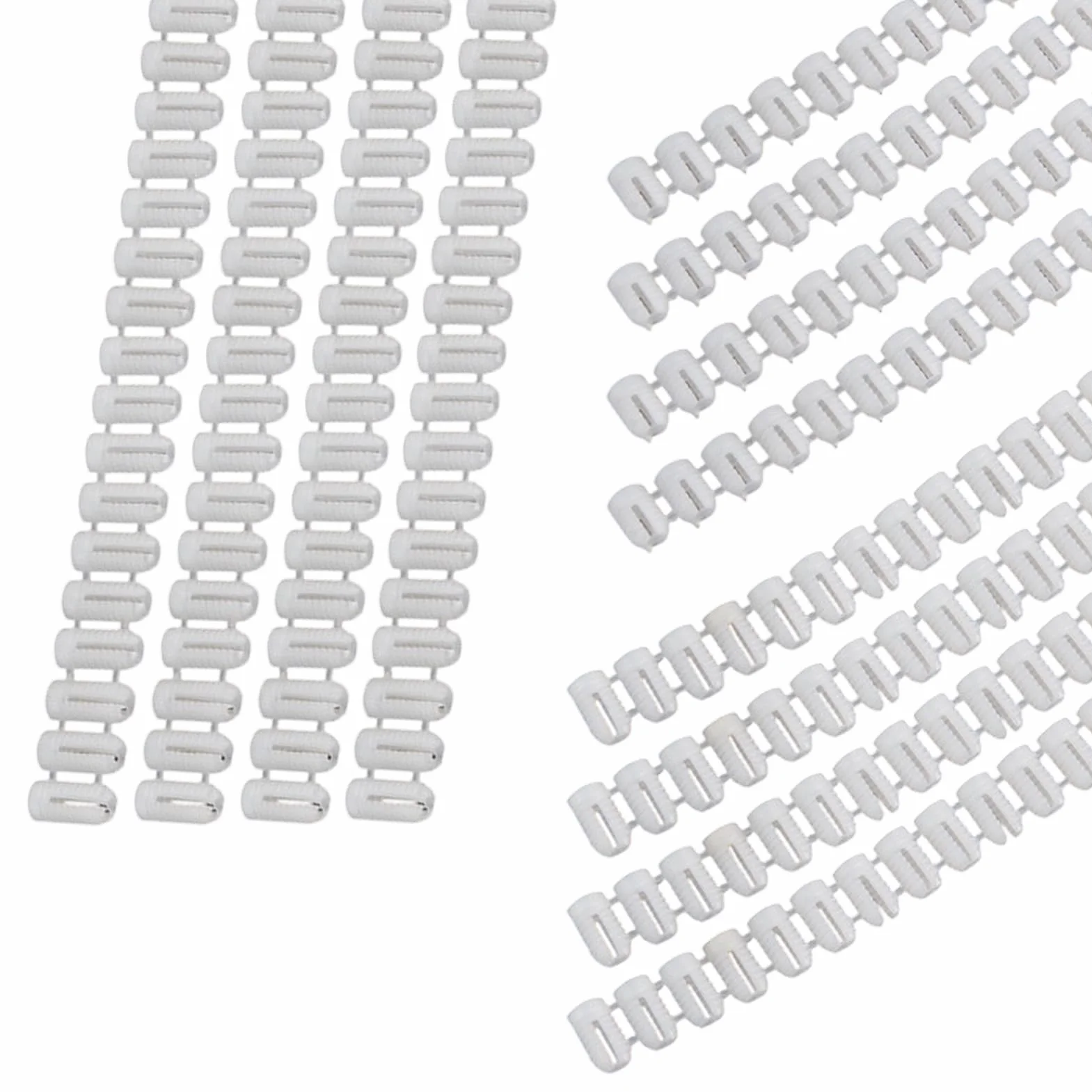 Tasselli di Espansione per Cerniere 300 Pezzi, Inserti in Plastica Bianca per Pannelli Mobili Armadio Scrivania Sedia