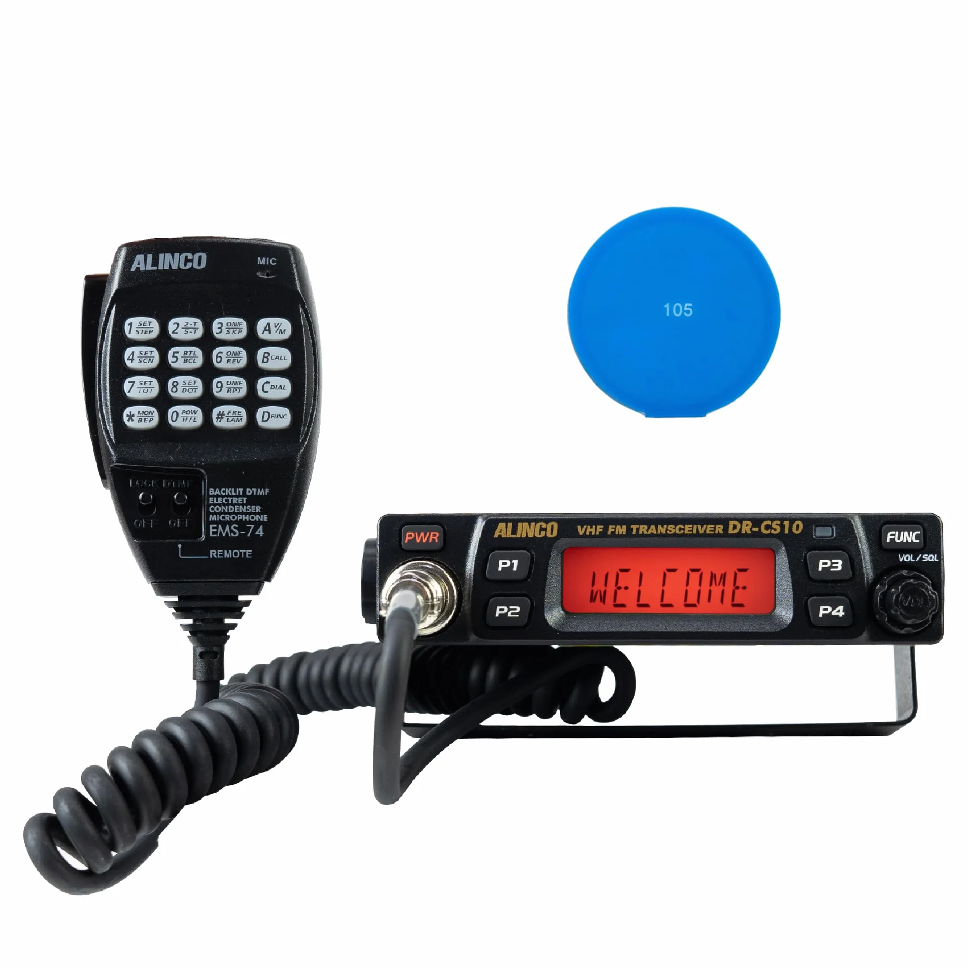 Alinco DR-CS-10 VHF Radio Station Kit 136-174 MHz 200 Canali 13,8 V