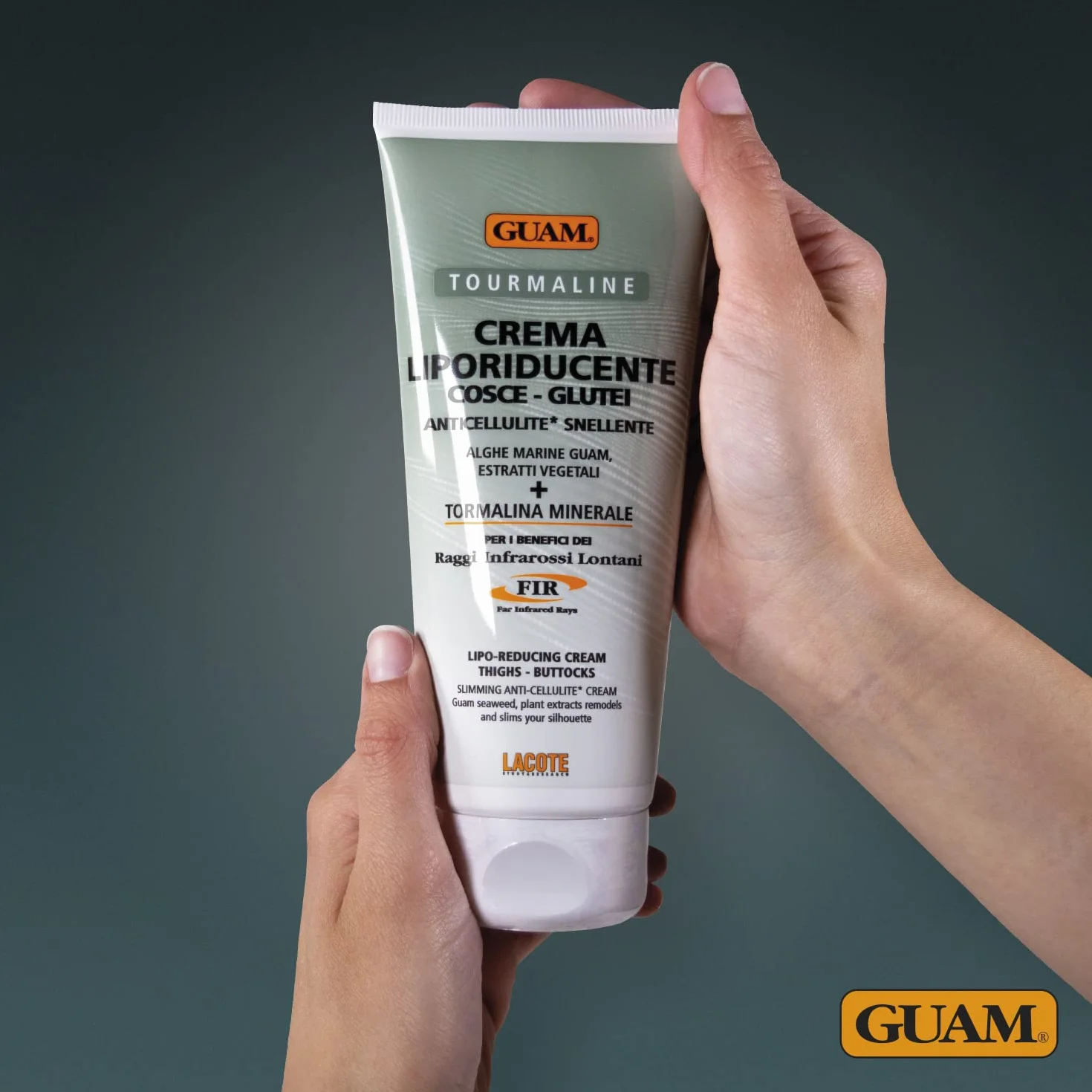Guam Crema Liporiducente per Cosce e Glutei Alla Tormalina Minerale, 200Ml