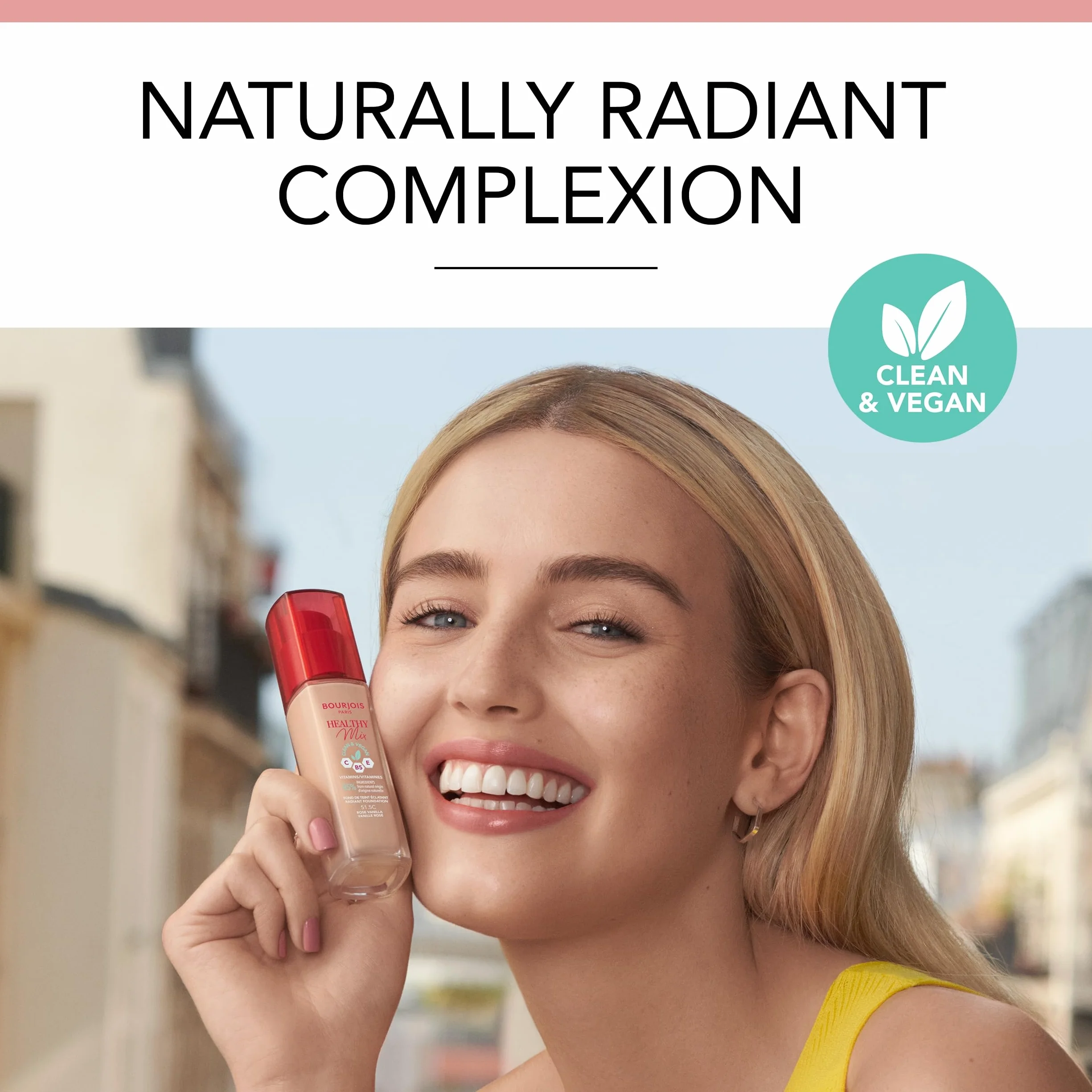 Bourjois Fondotinta Healthy Mix Clean, 54N Beige, 30 ml