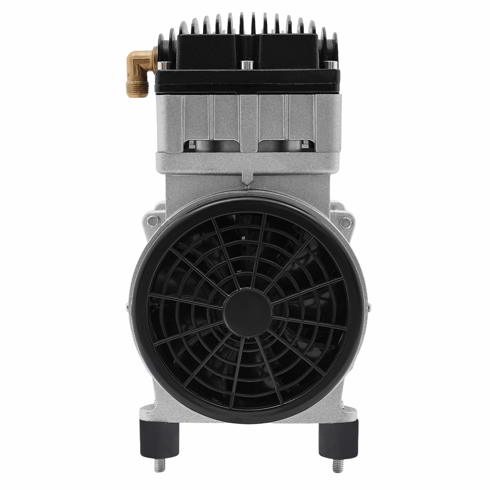 Compressore d'Aria Silenzioso 1500W 145L/min 2800 giri/min Testa in Rame per Officina Riparazioni Auto