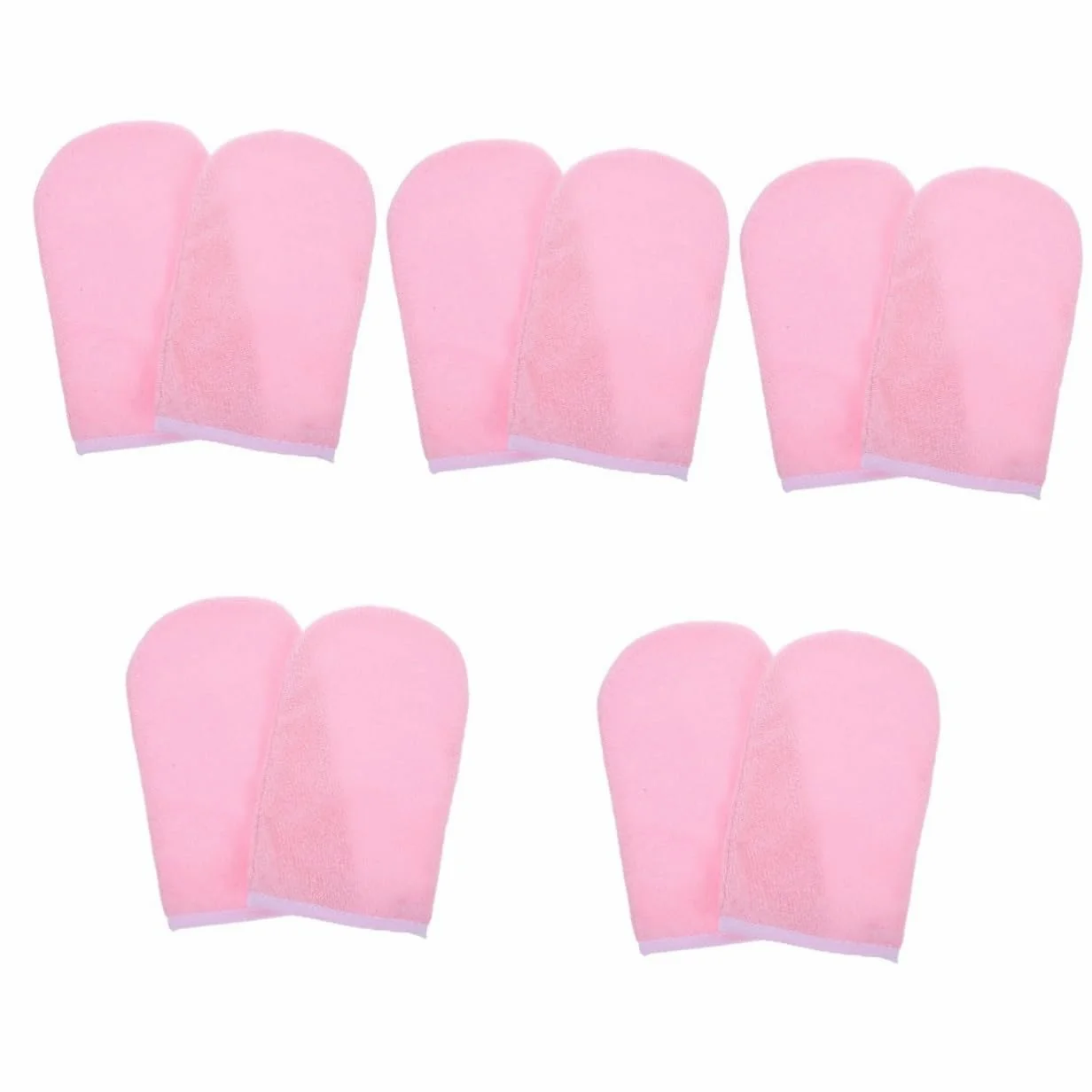 FOMIYES Guanti Spa 5 Paia Guanti in Cotone Cerato Termica Per Fodere Da Bagno Di Paraffina Di Bellezza Per Lozione Forniture Per La Della Pelle Delle
