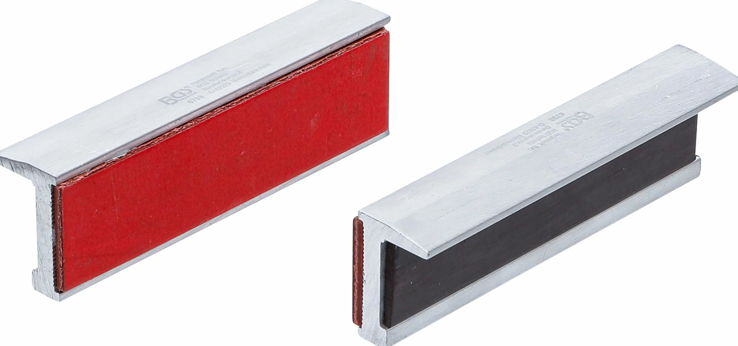 BGS Coppia copriganasce per morsa da banco alluminio larghezza 100 mm 2 pz