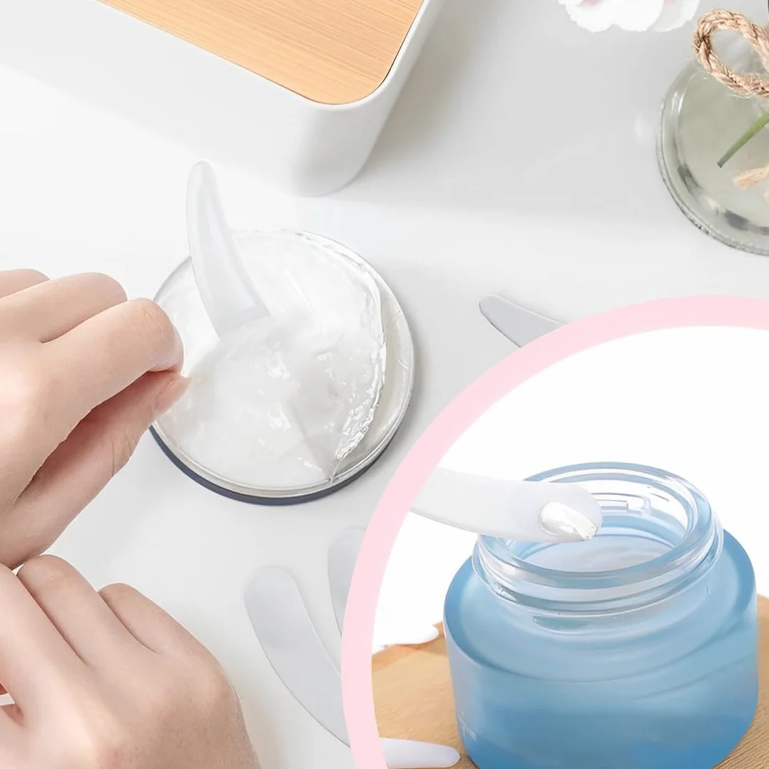 9PCS Mini spatola per trucco in Cura della pelle Applicatore cosmetico per il viso Cucchiaio per maschera per il viso Crema Lozioni Idratanti