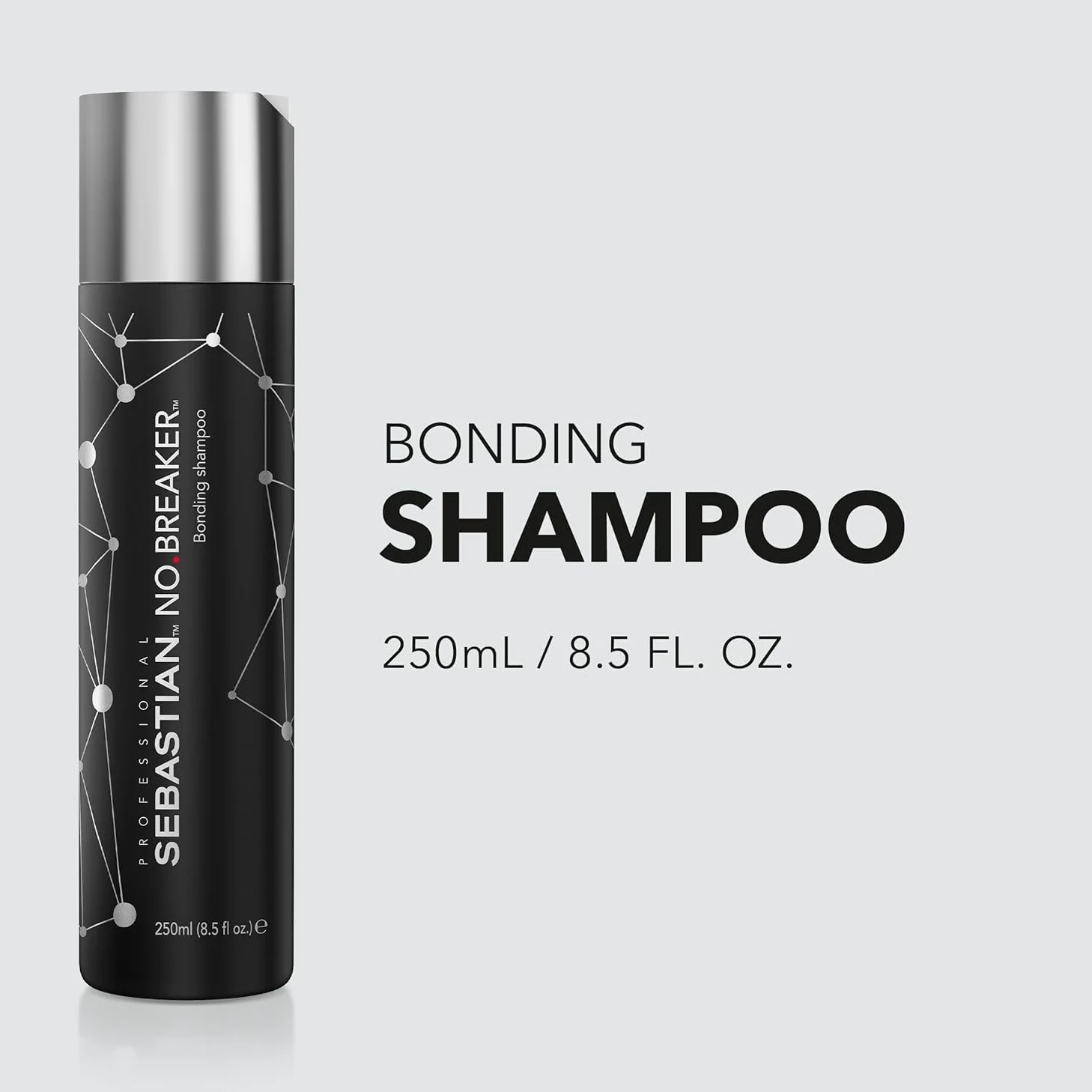 Sebastian Professional NO.BREAKER Shampoo Rinforzate e Bonding & Styling Leave-in per Capelli - Rafforzano i Capelli Danneggiati - 250 ml e 145 ml