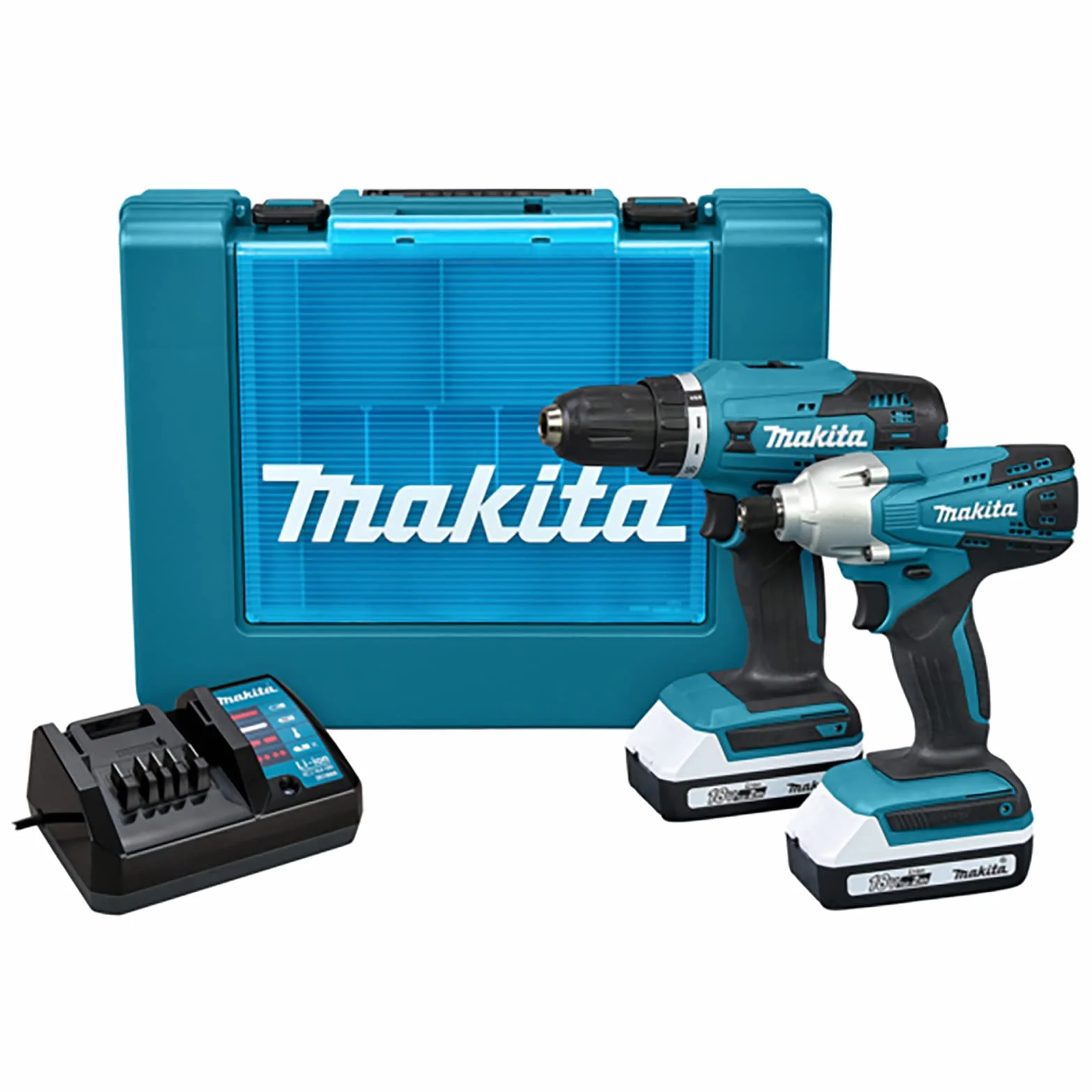 Makita DK18922A Kit combinato G-Series agli ioni di litio 18 V 2 pezzi custodia trasporto