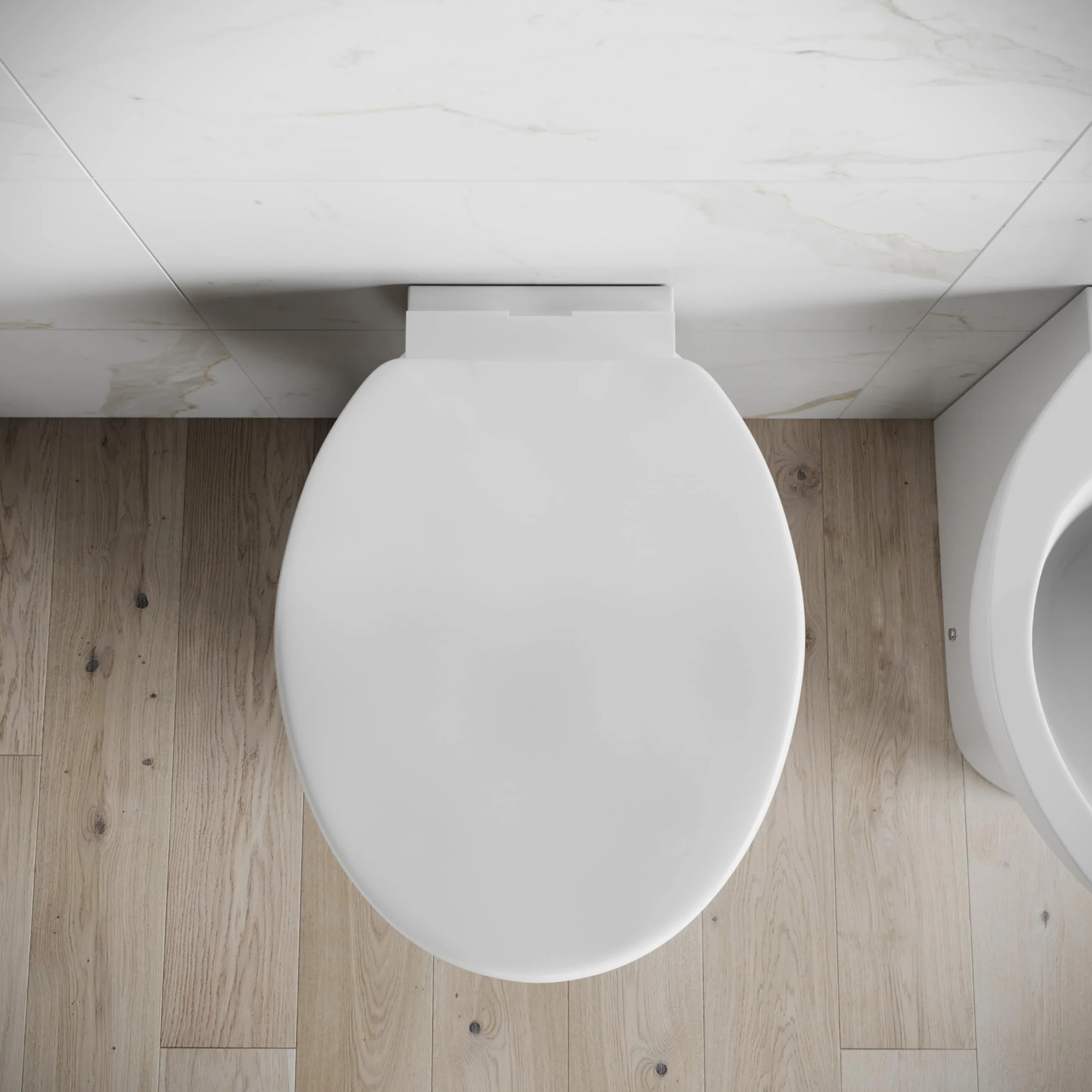 Ceramica Filomuro Vaso Bidet Sedile Copri-wc Mod. Doha Bianco Lucido