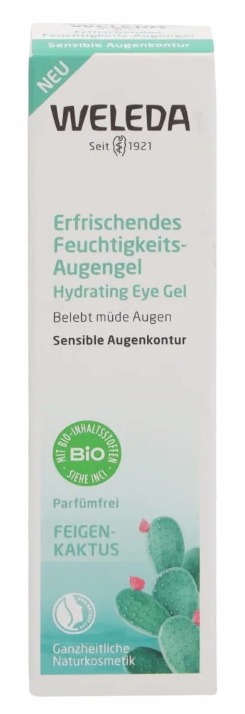 Weleda Gel Contorno Occhi Opuntia, gel lenitivo, privo di profumazione, specifico per la delicata zona perioculare (1x10 ml)