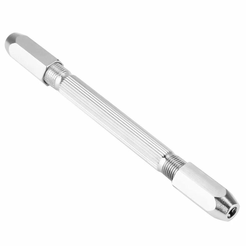 Mini Trapano a Mano 0-3 mm Doppia Punta per Legno, Tiglio, Corno d'Osso