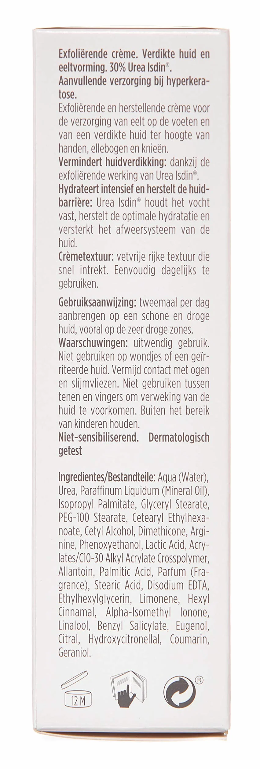 ISDIN Ureadin Ultra30 (50 ml) | Crema Emolliente con 30% Urea | Massima Idratazione per Pelle Ispessita su Piedi, Mani, Gomiti e Ginocchia