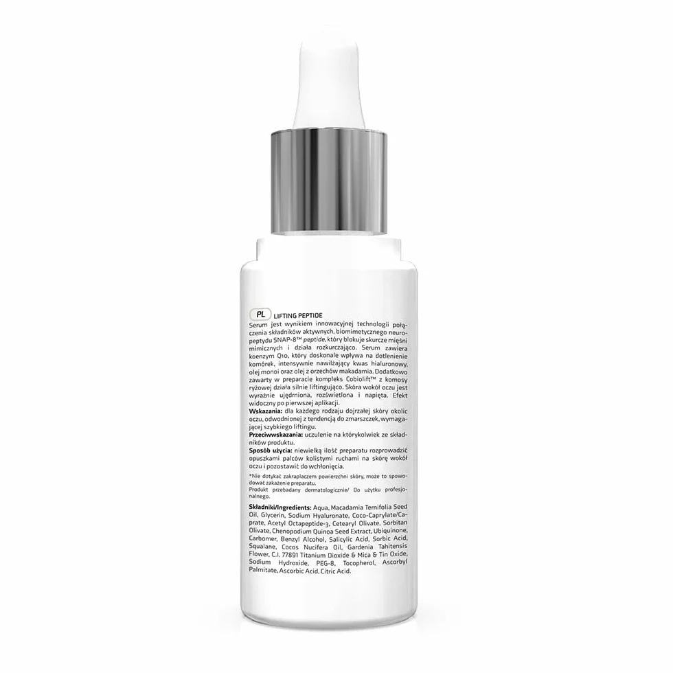 Apis LIFTING PEPTIDE Siero occhi - 30 ml - con peptide SNAP-8 - effetto lifting, riduce le rughe d’espressione - cura tensore e levigante per il contorno occhi
