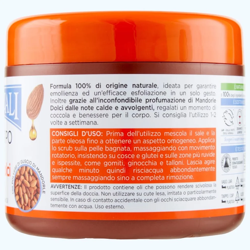 Olio Di Mandorle Dolci Scrub Corpo Esfol.600 Gr