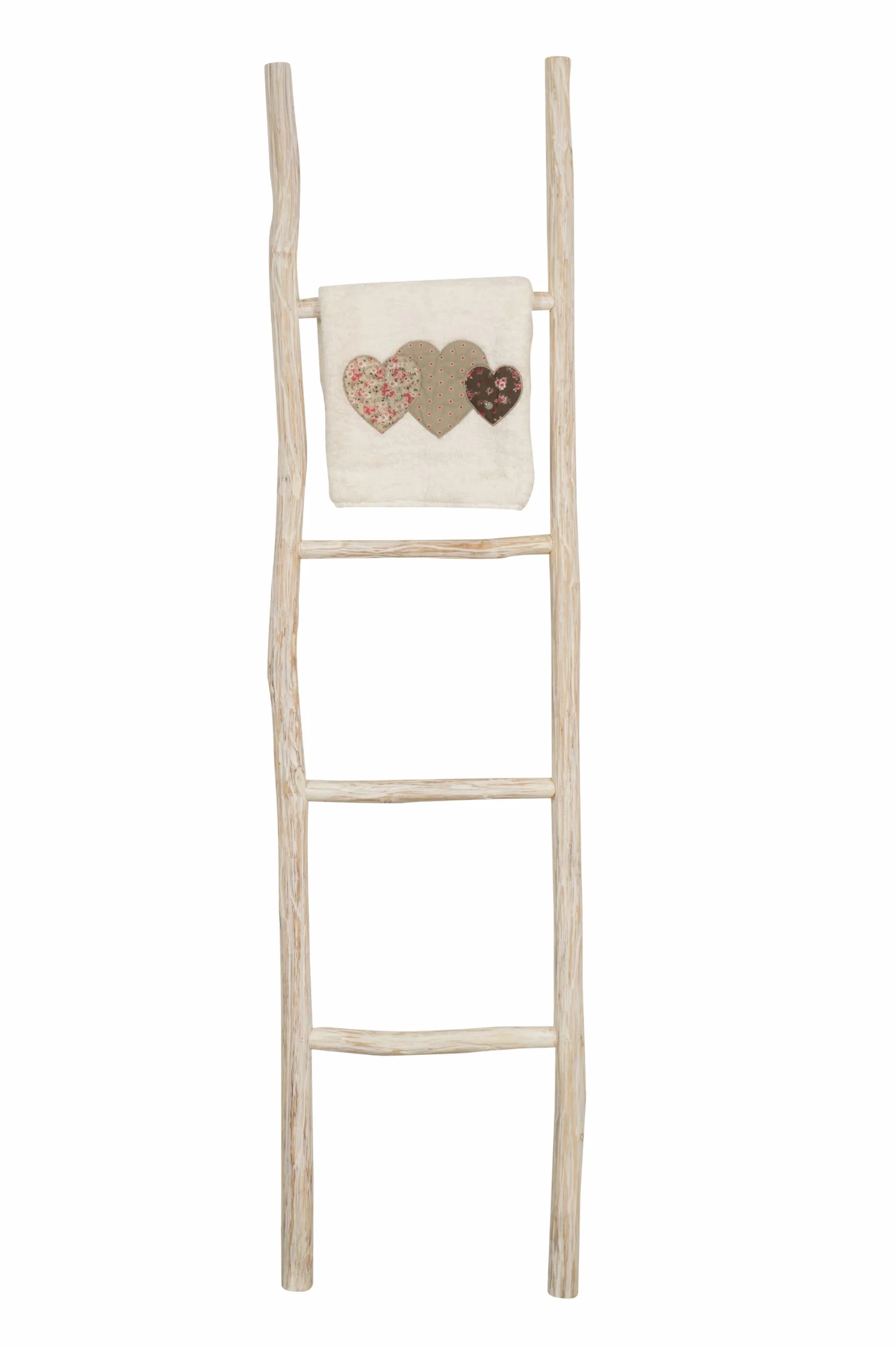Scaletta porta asciugamani bagno 148x36x3 Legno Scala Decorativa parete