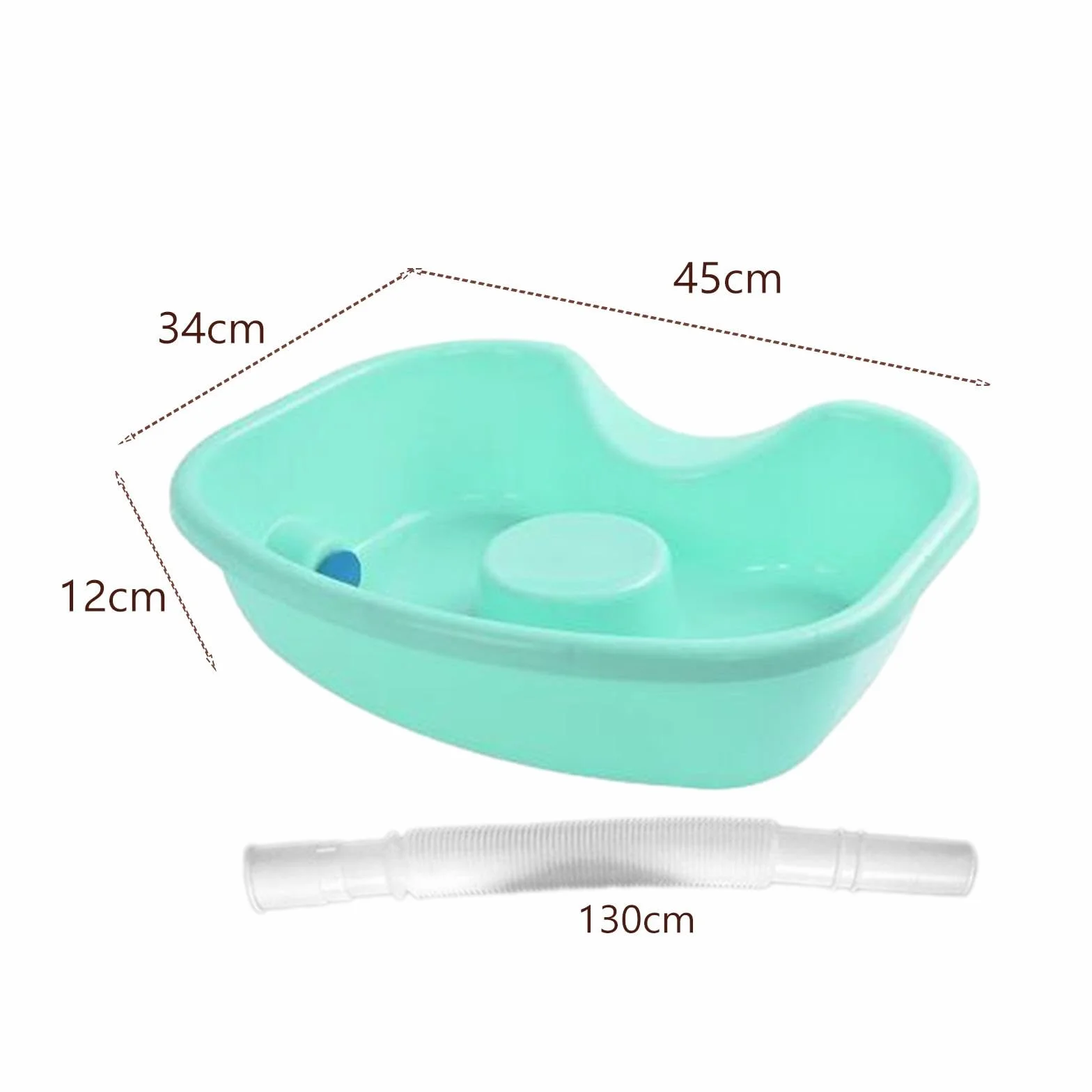 Generic Ciotola per shampoo Lavabo per capelli Attacco per lavello portatile Bacinella per risciacquo Vassoio per lavare i capelli per casa Uomini Donne, stile b