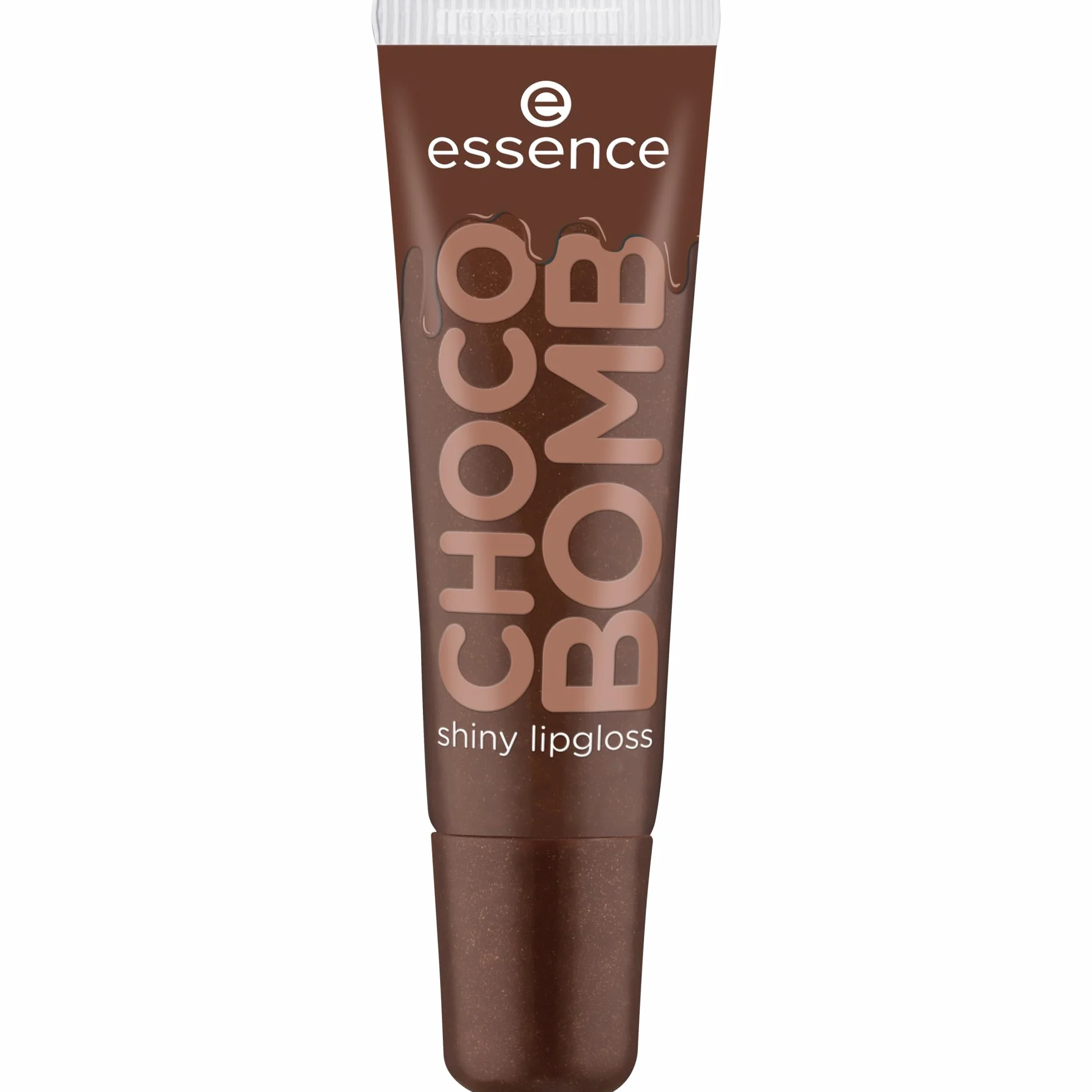 essence CHOCO BOMB shiny lipgloss, naturale, lucida, rugiadosa, brillante (10ml)