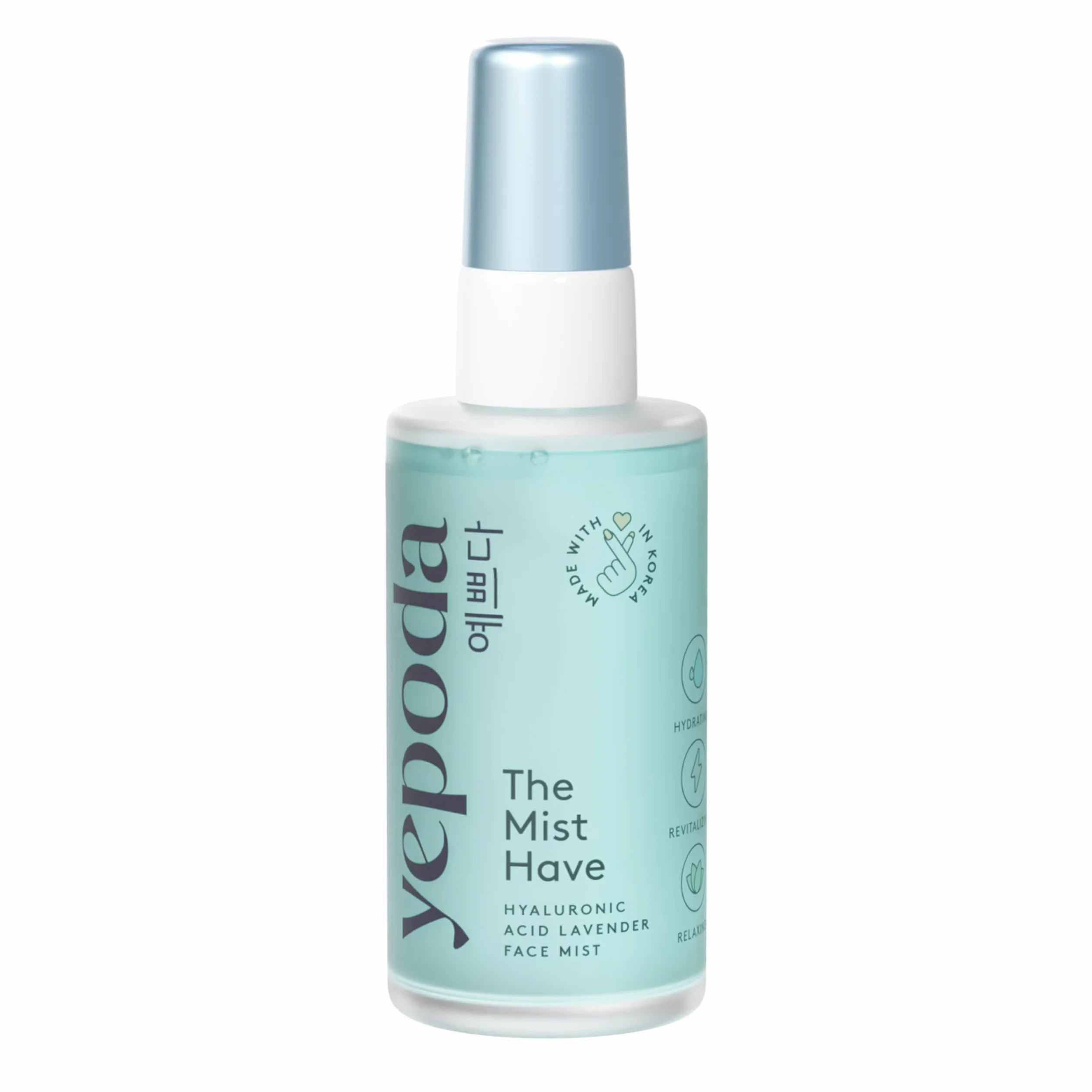 Yepoda The Mist Have, tonico spray idratante per il viso, idrata in profondità e rivitalizza la pelle, tonico spray viso coreano vegano, ideale per tutti i tipi di pelle, 50 ml