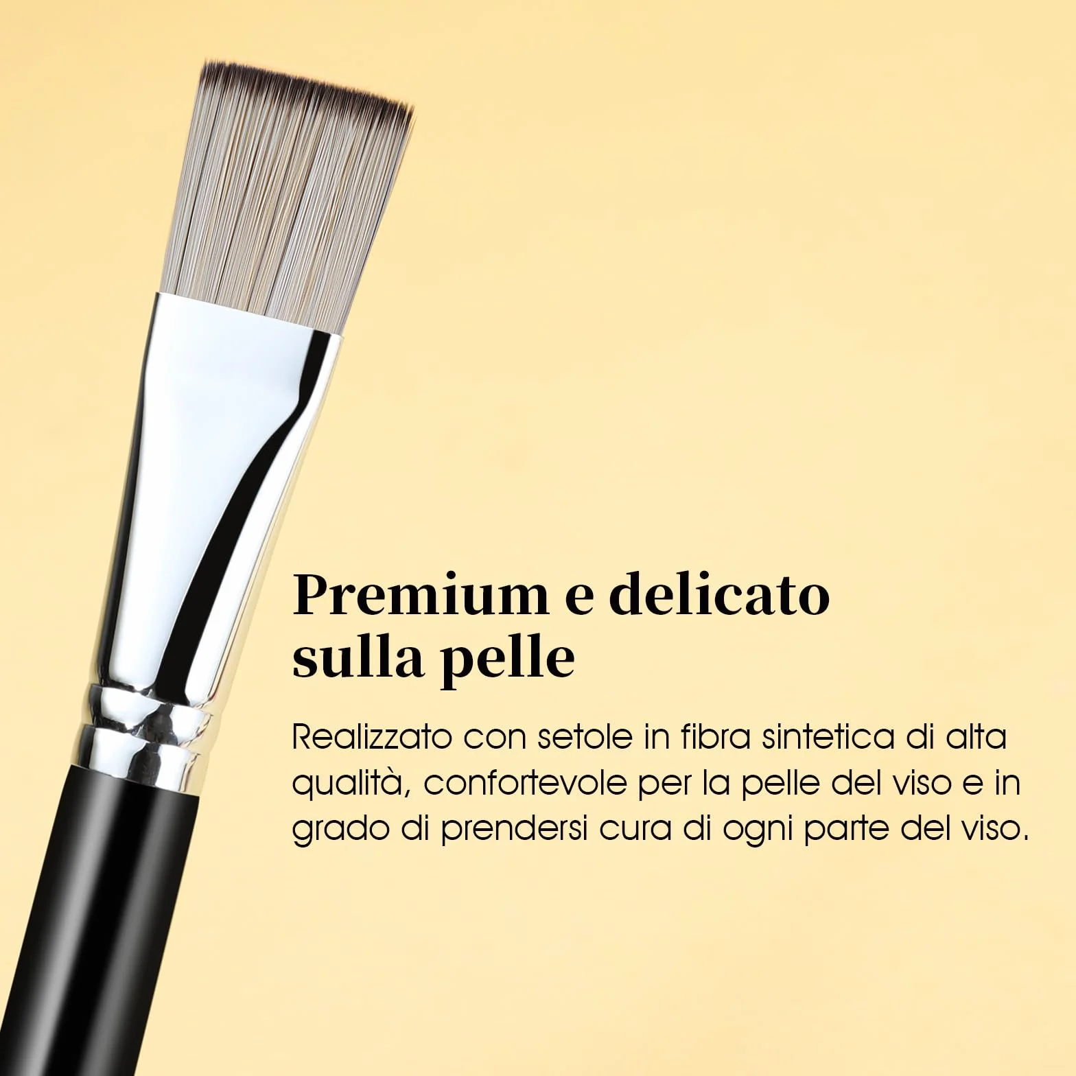 EIGSHOW Pennello per maschera, Applicazione maschera viso premium, Strumenti cosmetici professionali per lozione per il corpo, Fango, Argilla, Maschera mista al carbone(F653G)