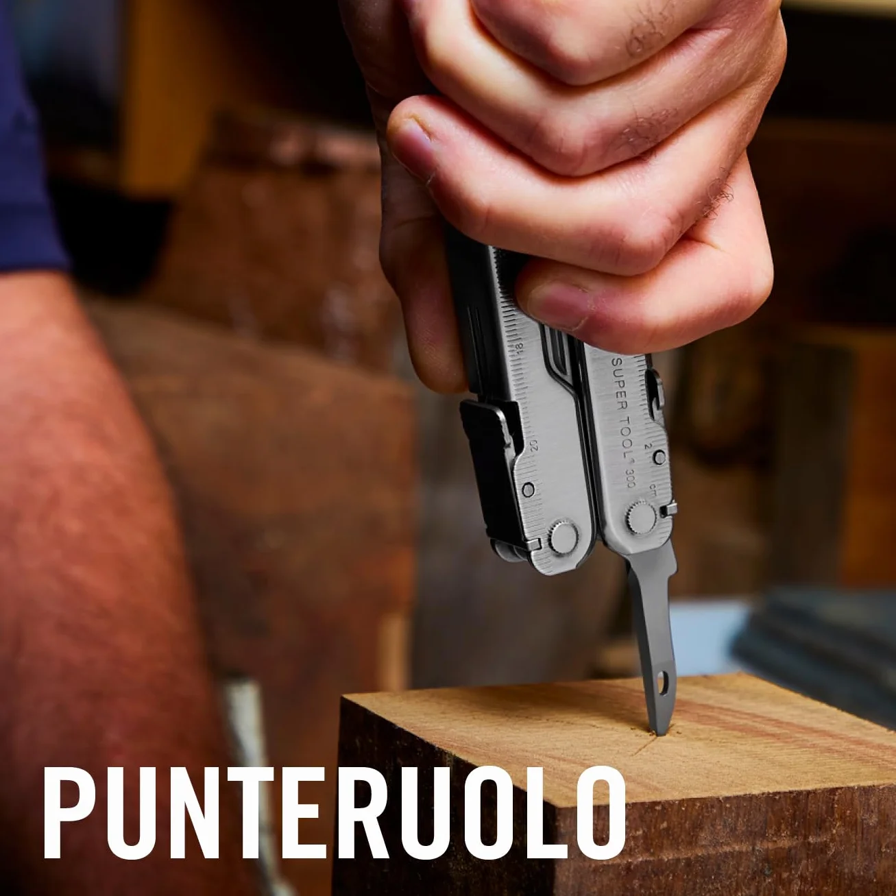 Leatherman Super Tool 300 - Multiutensile 19 in 1 Argento