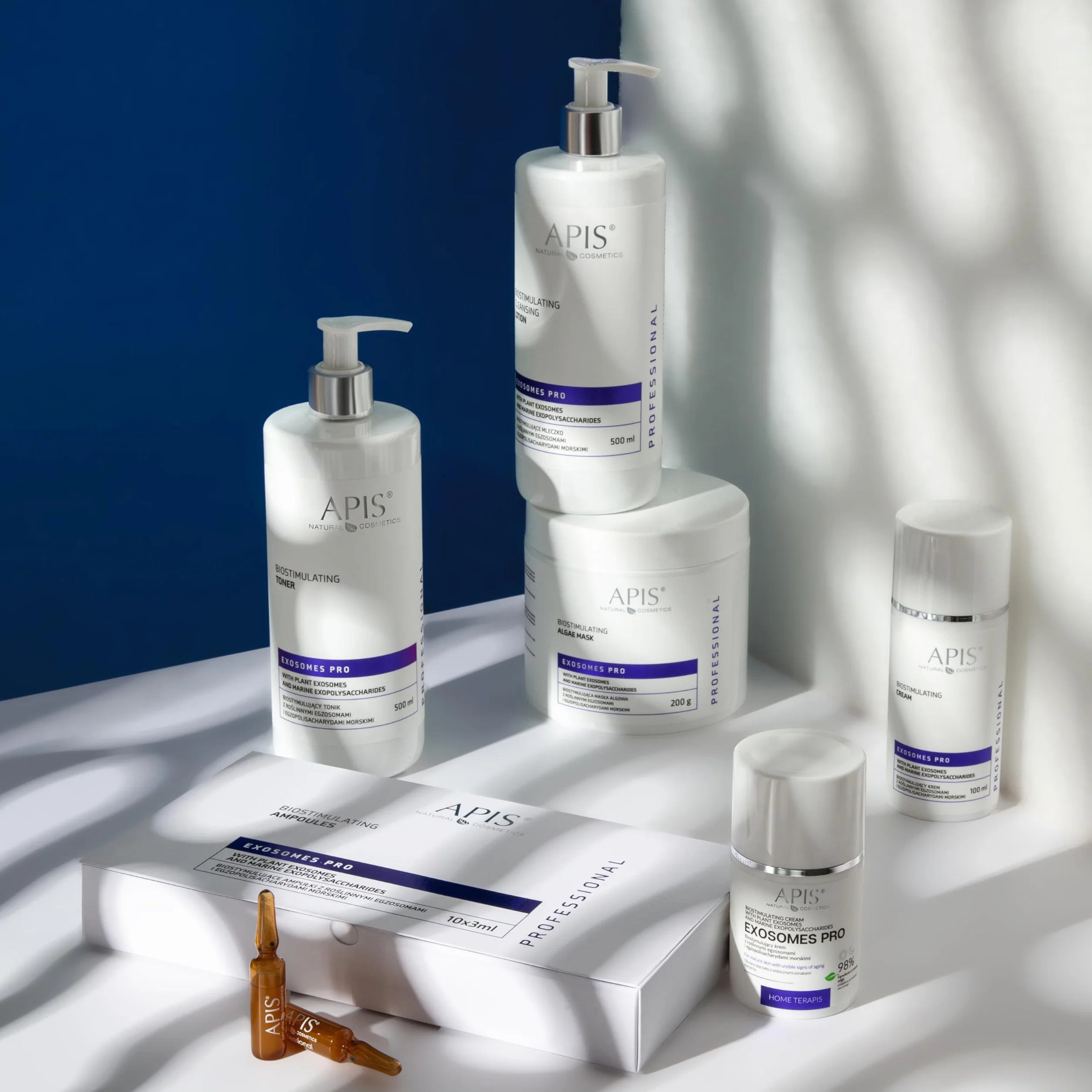 Apis EXOSOMES PRO Crema viso biostimolante - 100 ml - con esosomi vegetali, rigenerante, idratante, anti-aging, per pelle mista
