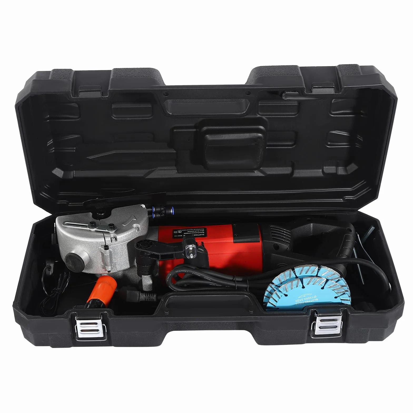 Scanalatrice per muri 3500 W con guida laser, tagliatrice calcestruzzo 40 x 42 mm