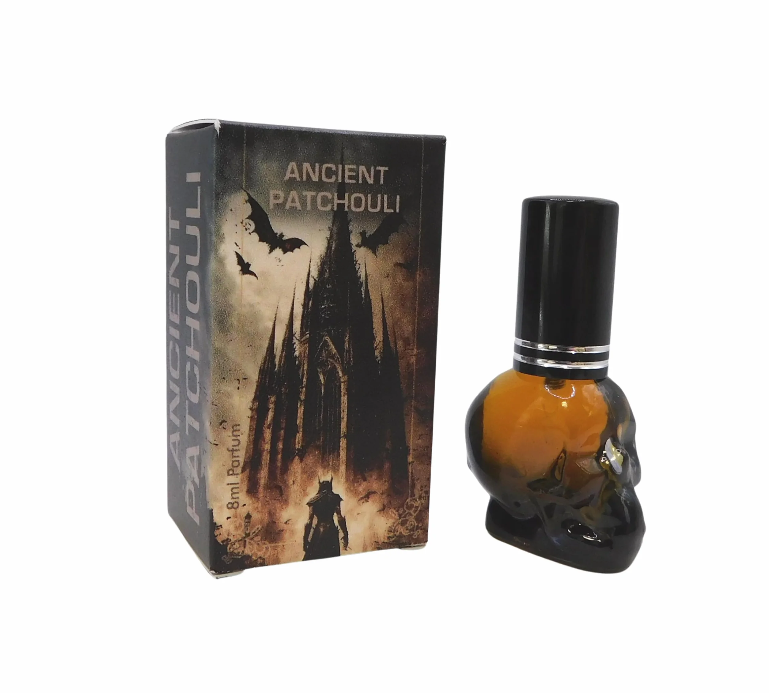 Ancient Patchouli, Profumo, in flacone spray con teschio dolce, 8ml, invecchiato per un anno! Lunga durata, massima qualità