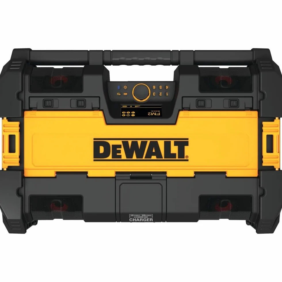 DeWalt Tough System Radio Ds280 Unità Radio Caricabatteria Xr, Am/Fm/Dab, Ip54, Carica Usb