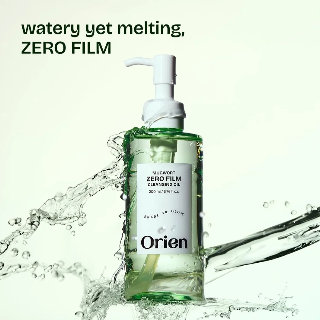 Orien Artemisia Zero Film Olio Detergente 200 ml ㅣ Pulizia Quotidiana del Viso Rimozione Punti Neri Nessuna ostruzione dei pori Skincare Coreana doppia pulizia