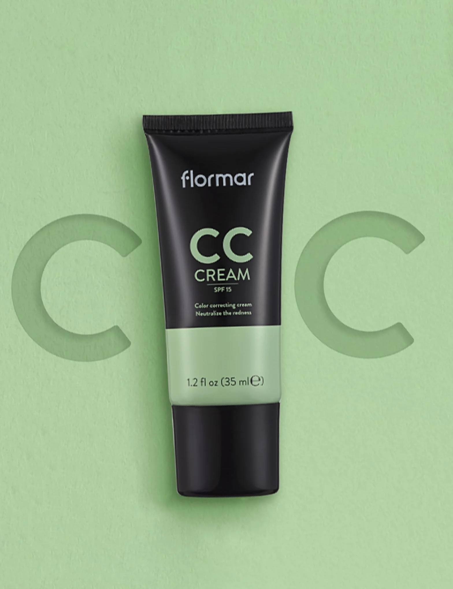 Flormar CC Cream Anti-Rossori per pelle acneica SPF 20 con finish naturale N. CC02 - Anti-Redness
