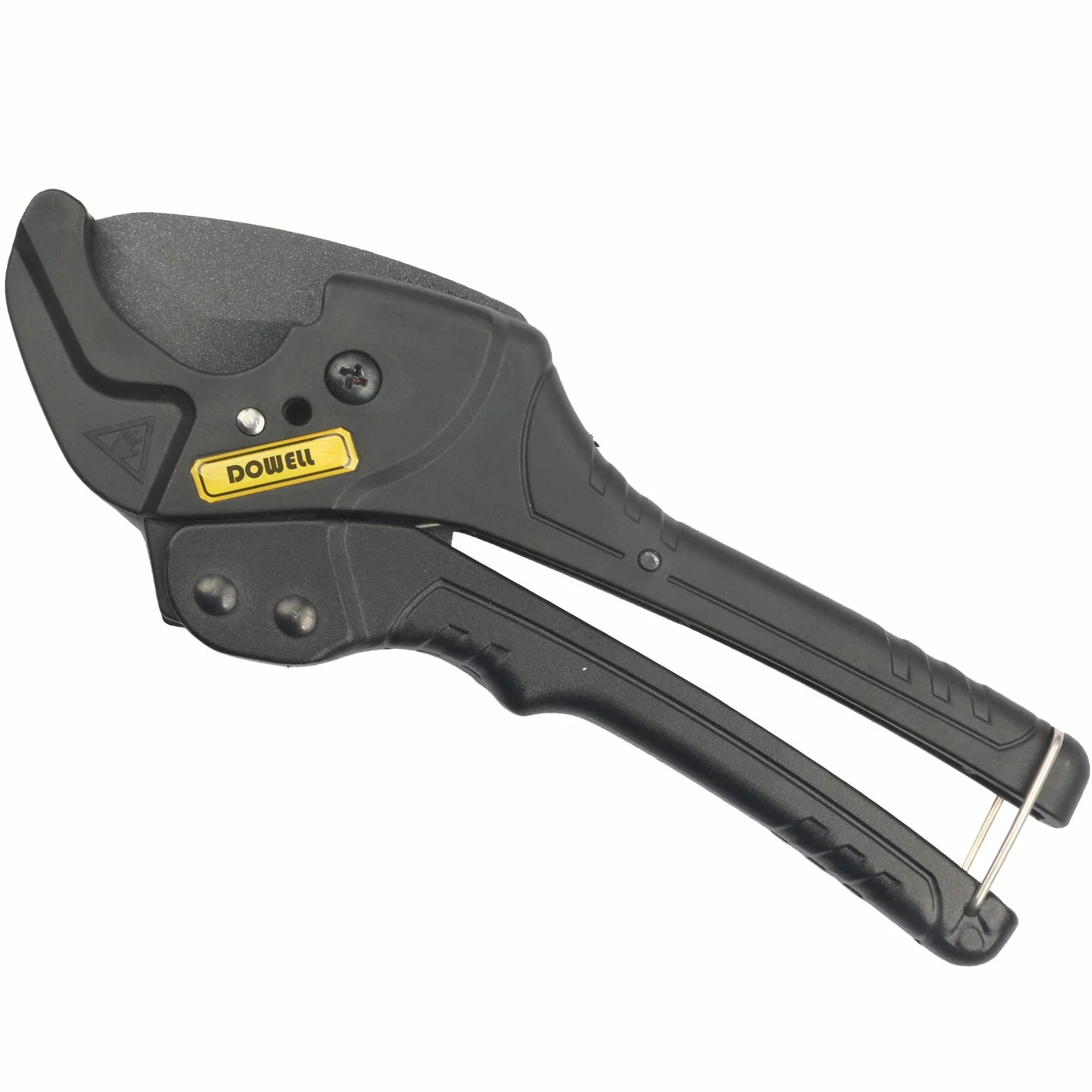 DOWELL PVC Tubo Cutter Ratchet Heavy Duty Teflon Rivestito Lama Acciaio Inox Regolabile 1-5/8 pollici 42mm