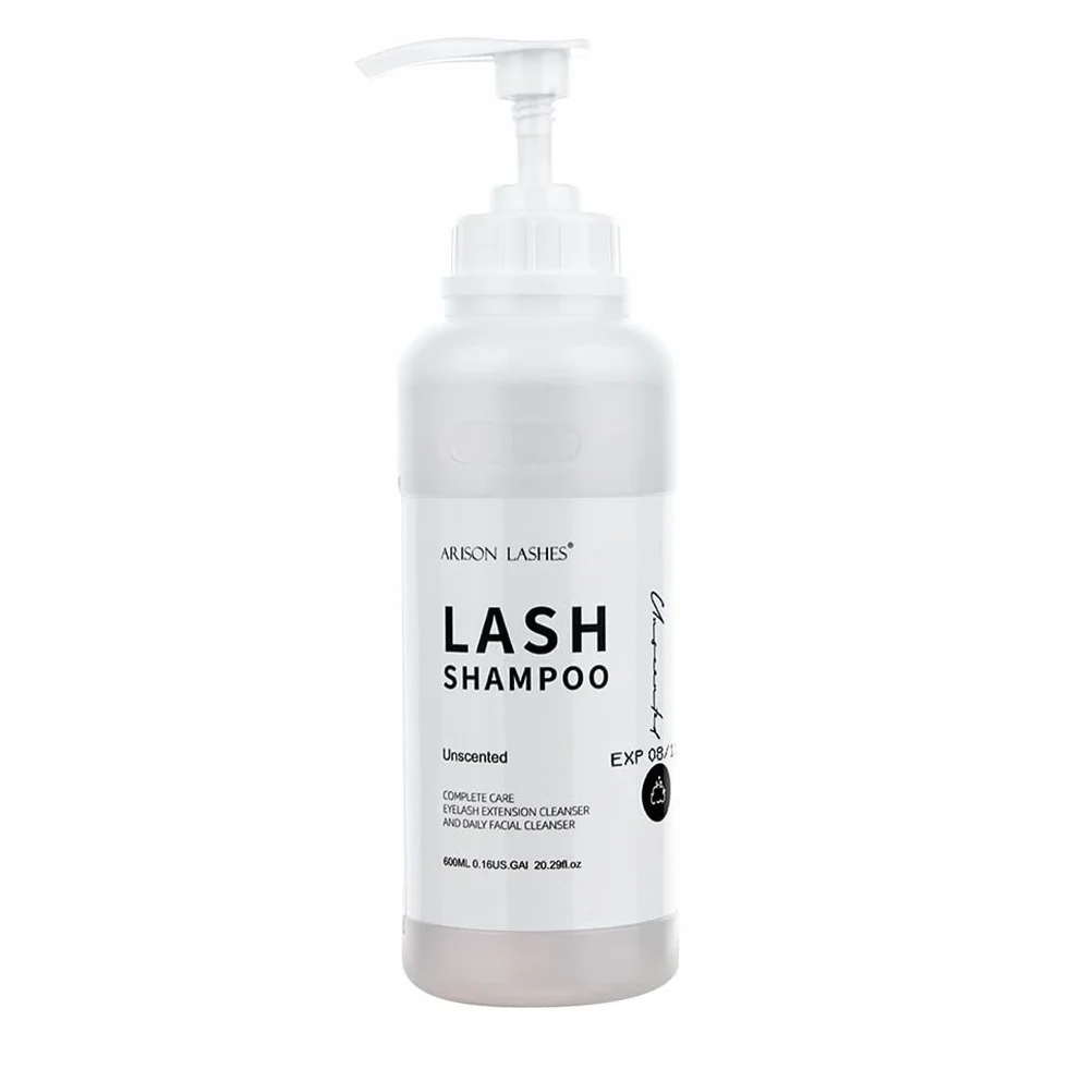Shampoo, shampoo per ciglia per extension ciglia, detergente per ciglia, detergente per ciglia, 600 ml