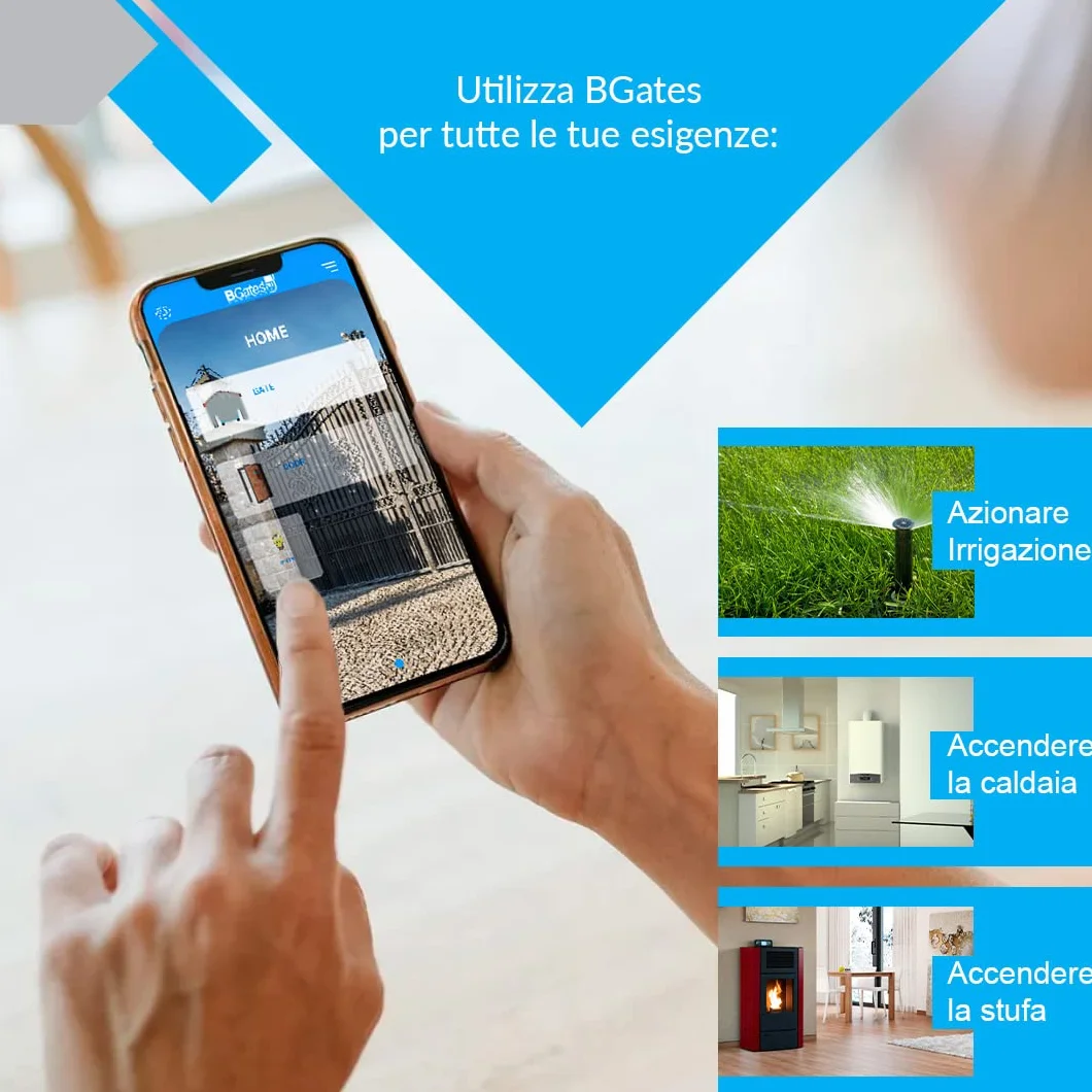Apricancello GSM Bluetooth GT Smart per Cancello e Portone - Modulo Apertura con App iOS/Android