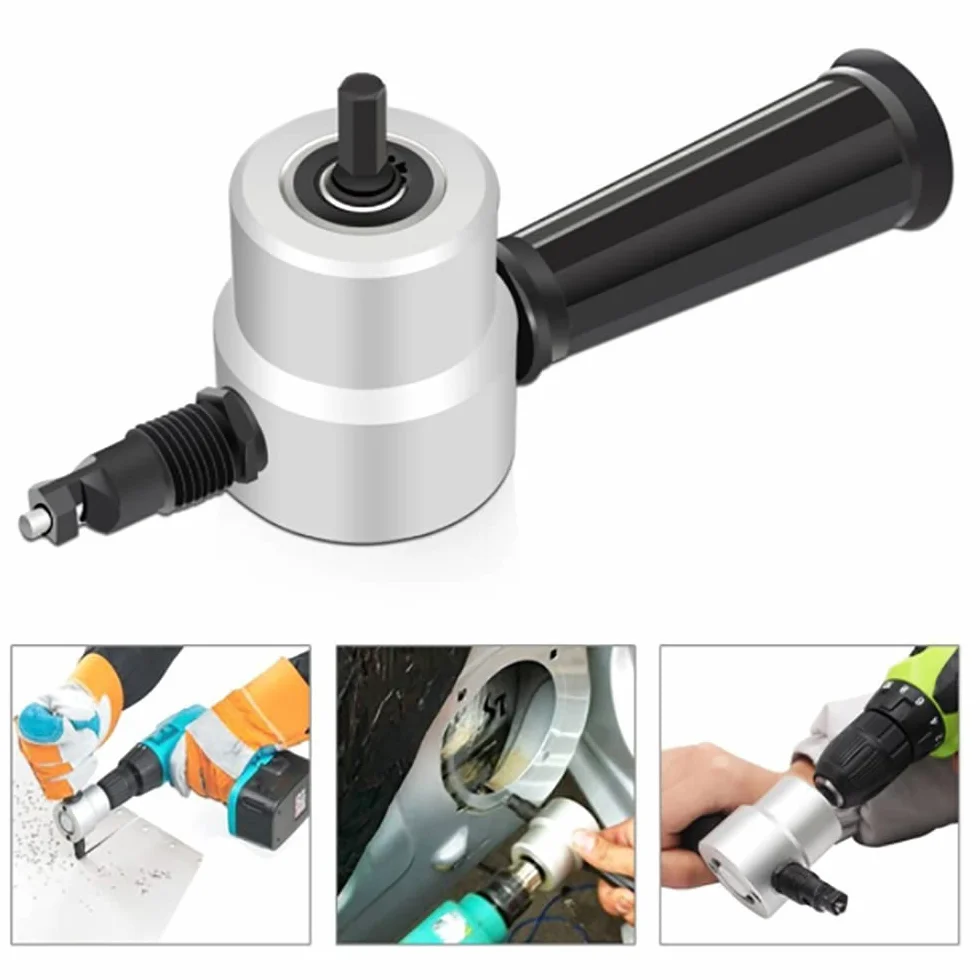 Nibbler Cutter 360 Gradi Regolabile Power Drill Kit Strumenti di Taglio