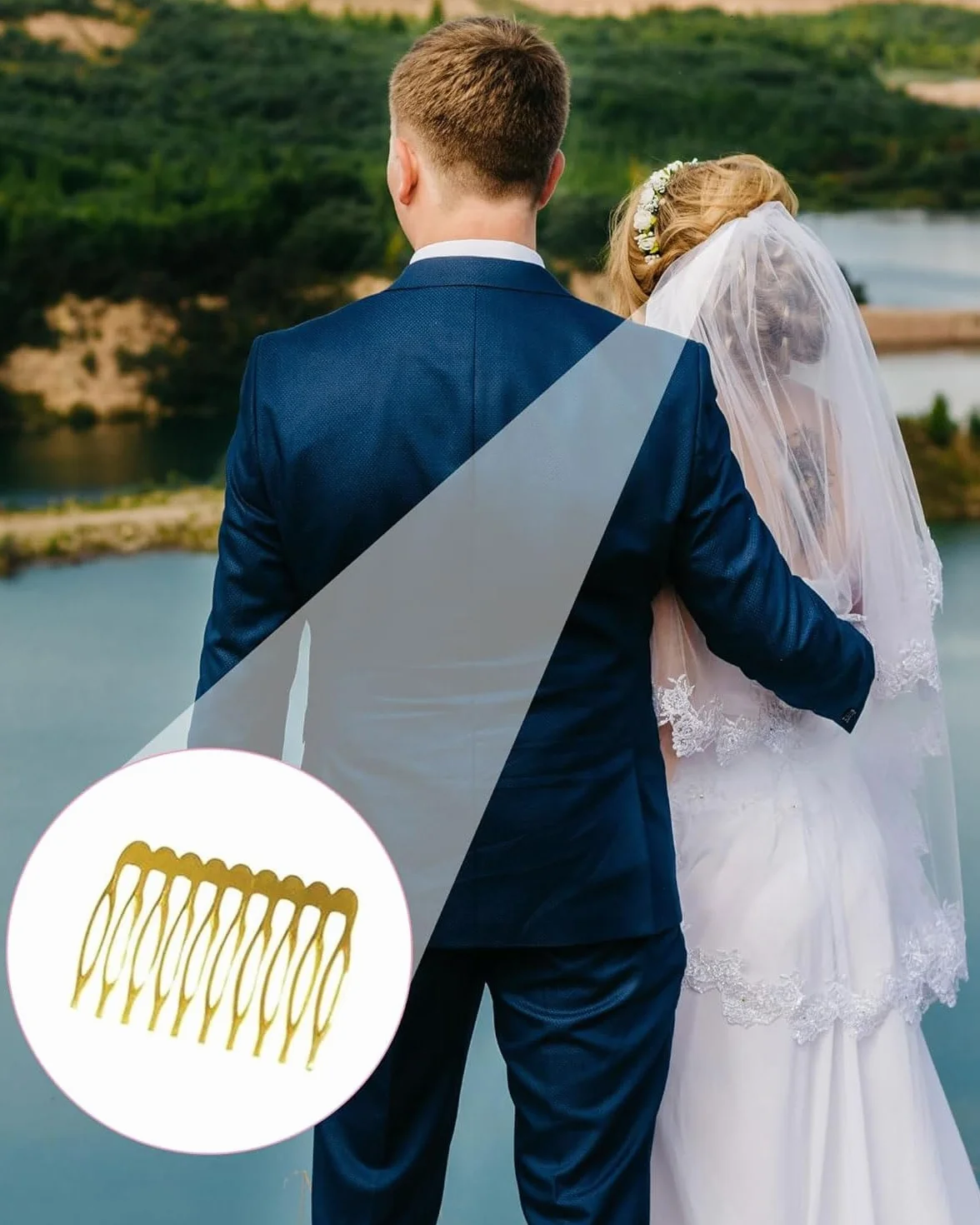 8 Pezzi Pettine per Capelli Laterali in Plastica Pettine Francese Fermagli per Capelli Decorativi Pettini Fermacapelli Accessori per Capelli Fini Donne,4 misure