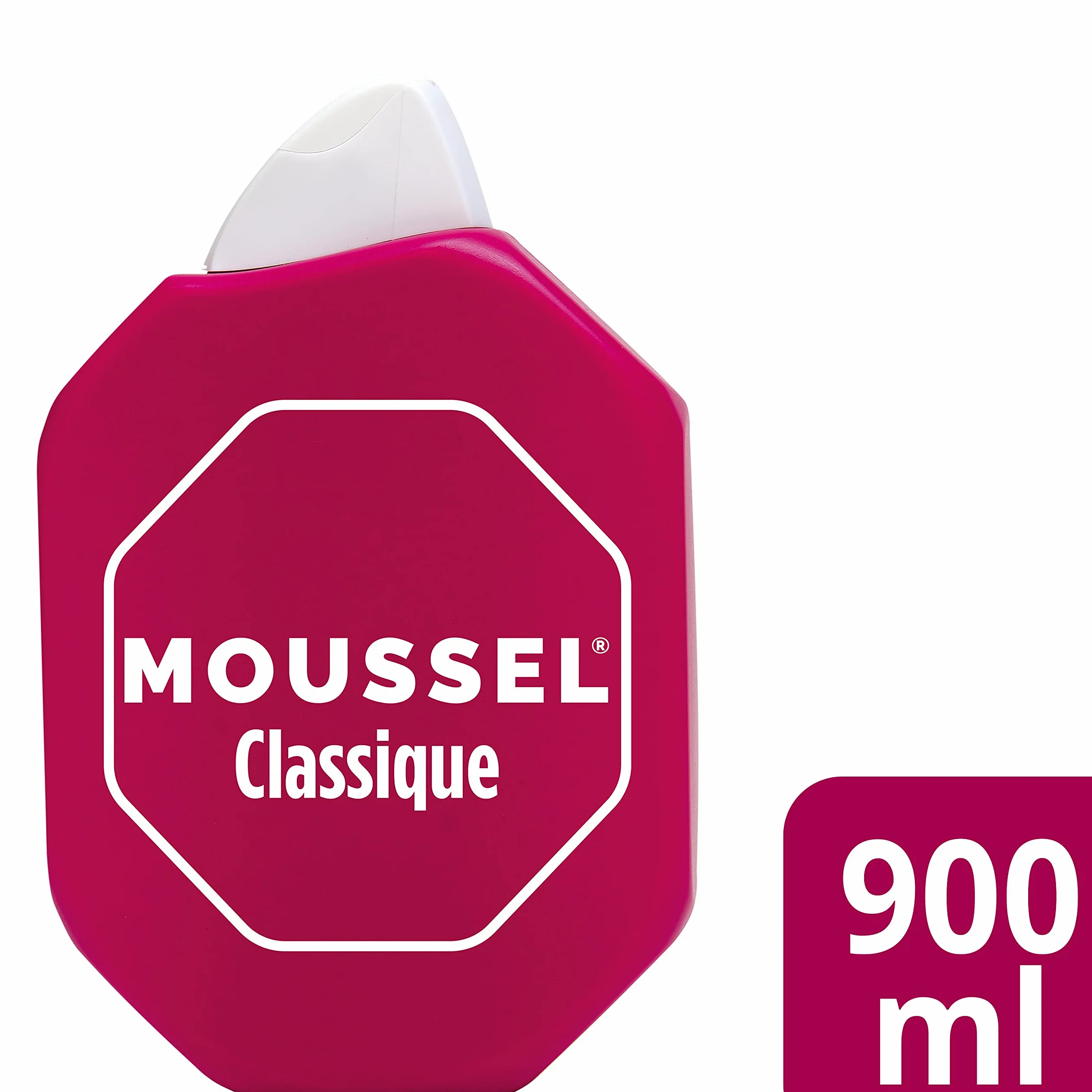 Moussel Classique - Gel doccia originale, formato familiare, 900 ml, confezione da 8