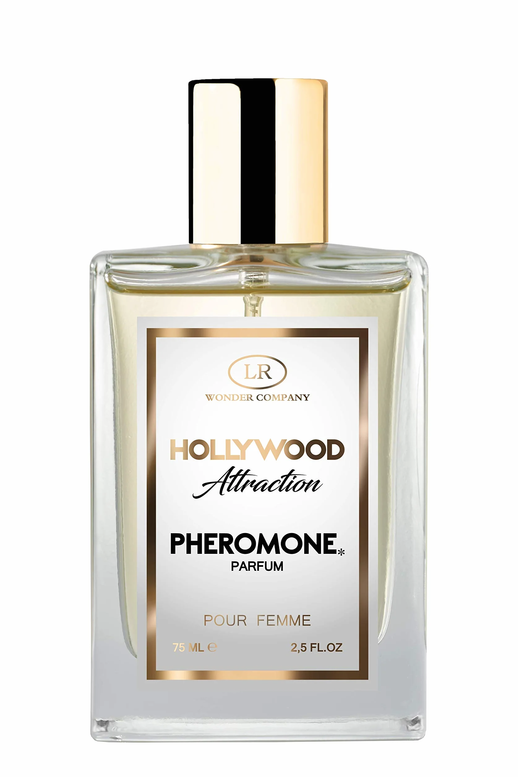 Hollywood Attraction Femme, profumo ai feromoni donna, per attrarre e sedurre (1x75ml) - Wonder Company