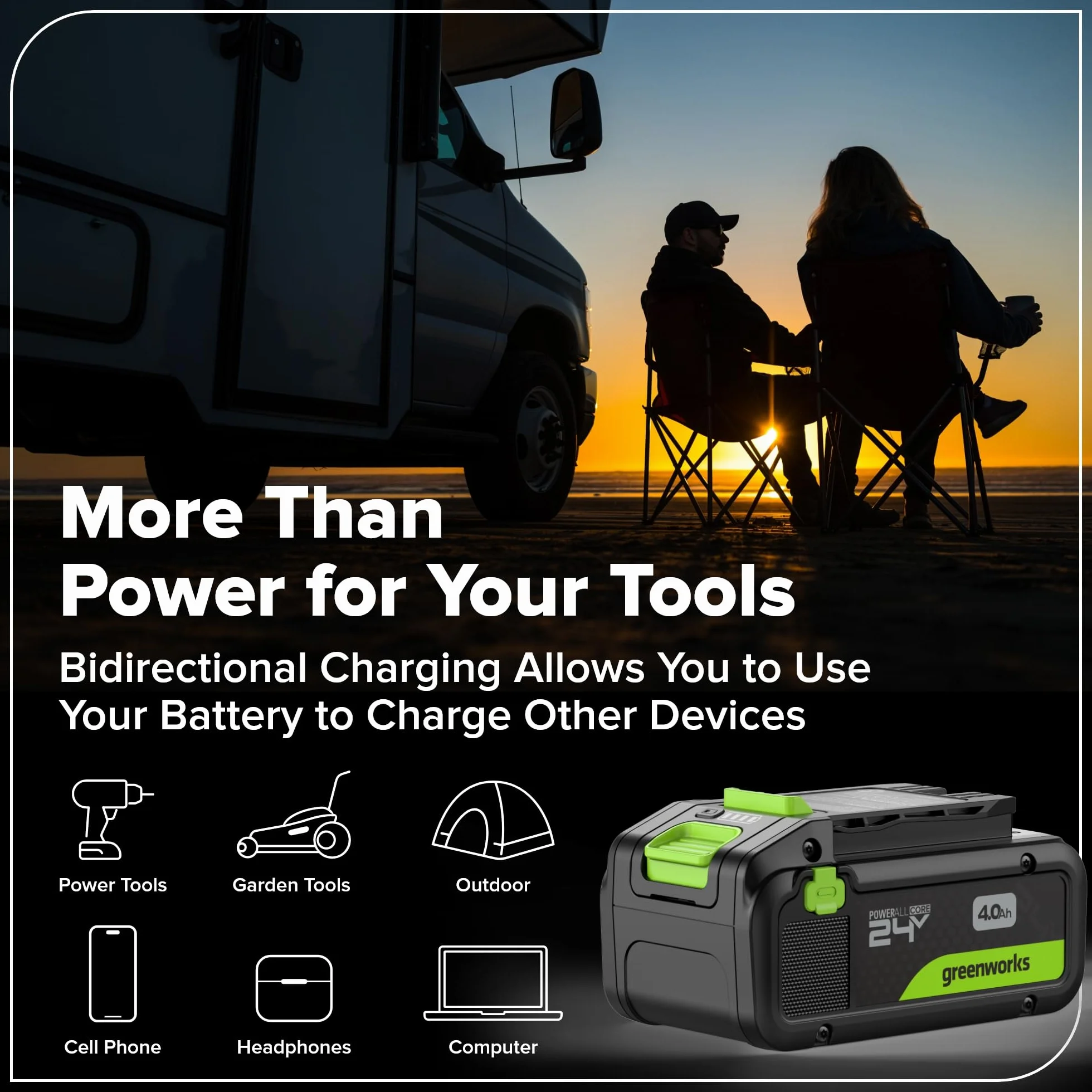 Greenworks 24V combo trapano avvitatore a percussione sega circolare alternativa a calare utensile multifunzione levigatrice torcia
