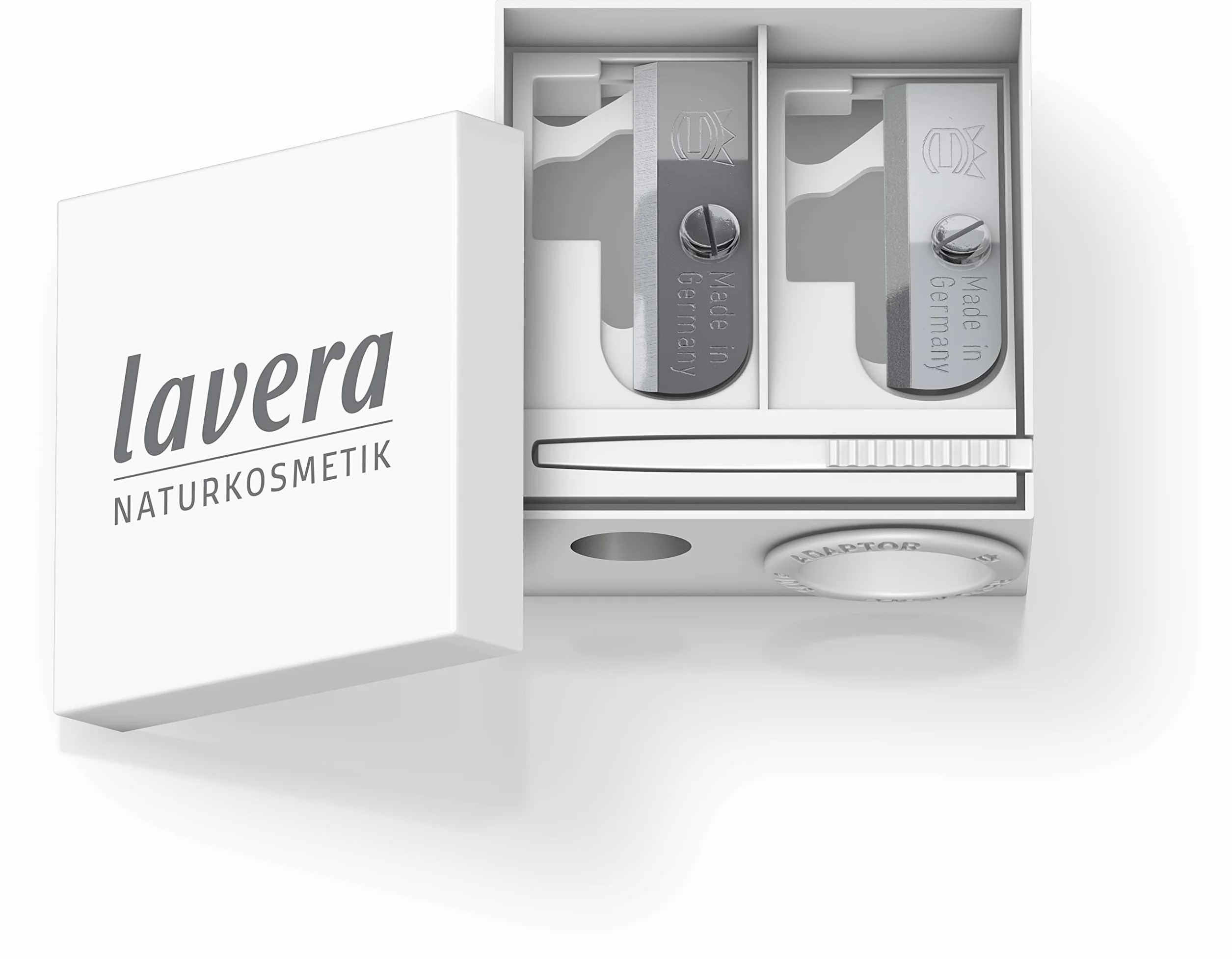 lavera Temperamatite – adatto per penne standard e Jumbo – tappo rimovibile – facile da pulire (1 pezzo)