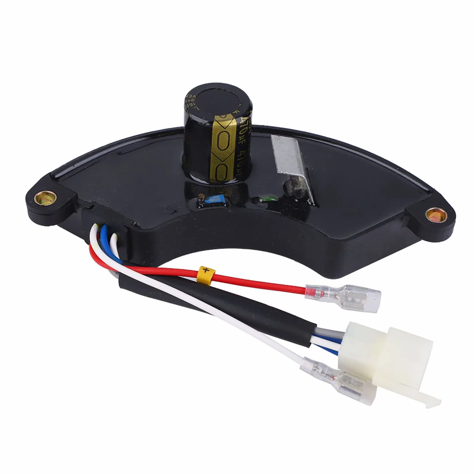 Regolatore Tensione AVR 400V 470uF 5000W per Generatore Benzina 168F Nero