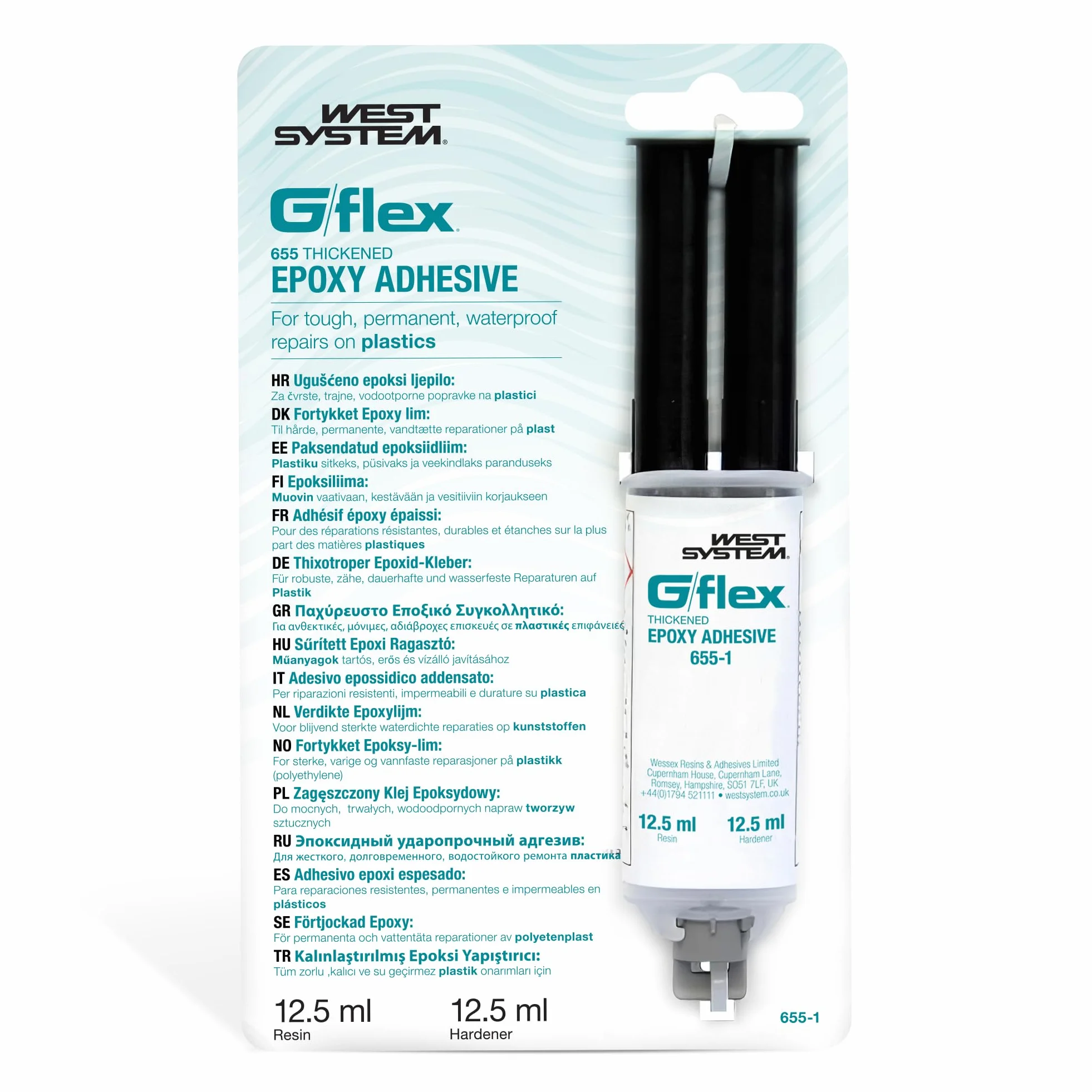 G/flex 655-1 Confezione cartucce adesive epossidiche