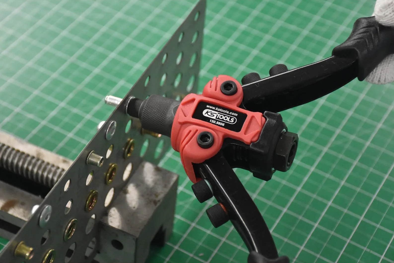 KS Tools Serie di rivettatrici 3 in 1 15 pz