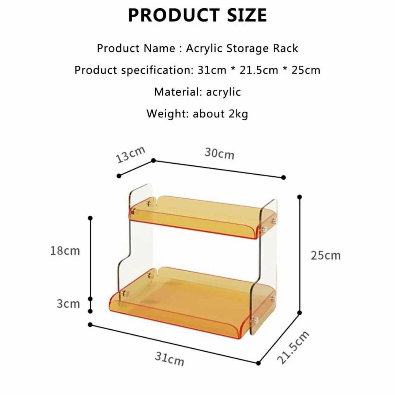 Organizzatore Trucchi Per Cosmetici Scaffale Portaoggetti Multistrato Scaffale Portaoggetti Da Scrivania Scaffale Portaoggetti Multistrato In Acrilico Scaffale Portaoggetti Per Cosmetici Per Bagno