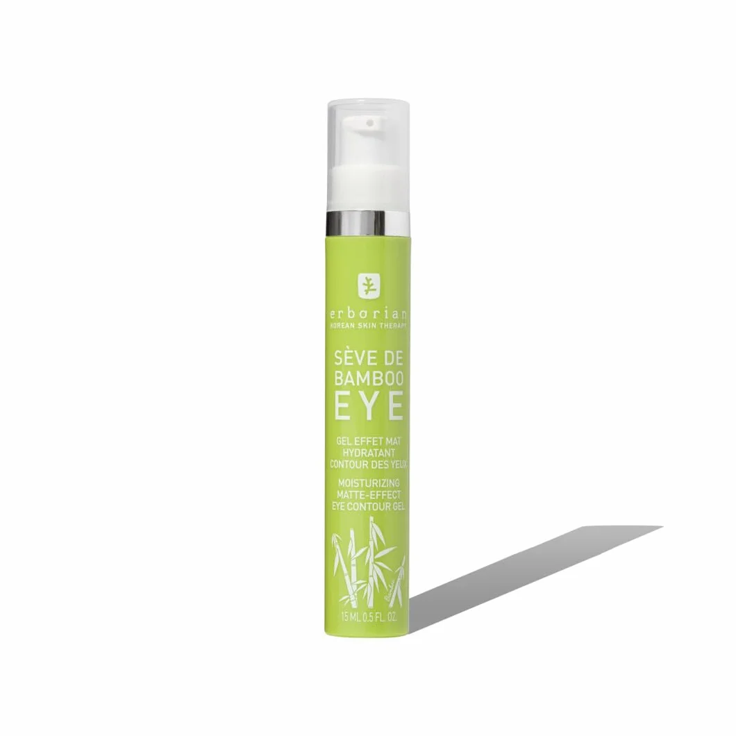 Erborian - Siero di Bamboo Occhi - Gel Mat Idratante Contorno Occhi - Idrata, Riduce le Occhiaie e i Segni di Fatica - Trattamento Cosmetico Coreano all'Estratto di Bambù - 15ml