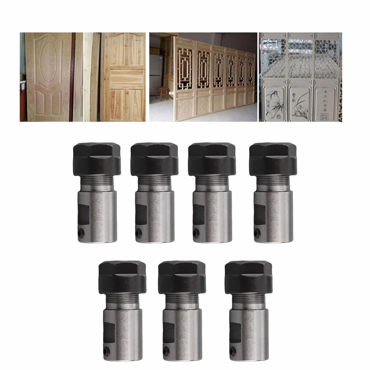 Duokon ER11 Set di Collet 5mm Supporto Albero Motore Prolunga Asta di Fresatura Tornio Strumento per Macchina CNC